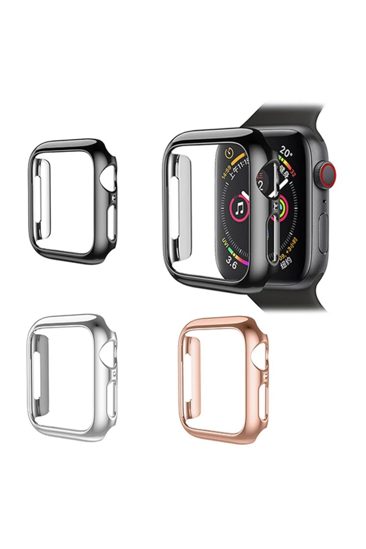 demila Hoco Apple Watch 4 40mm Bumper Pc Koruma Kılıf-(5775) - MLA4591-3106