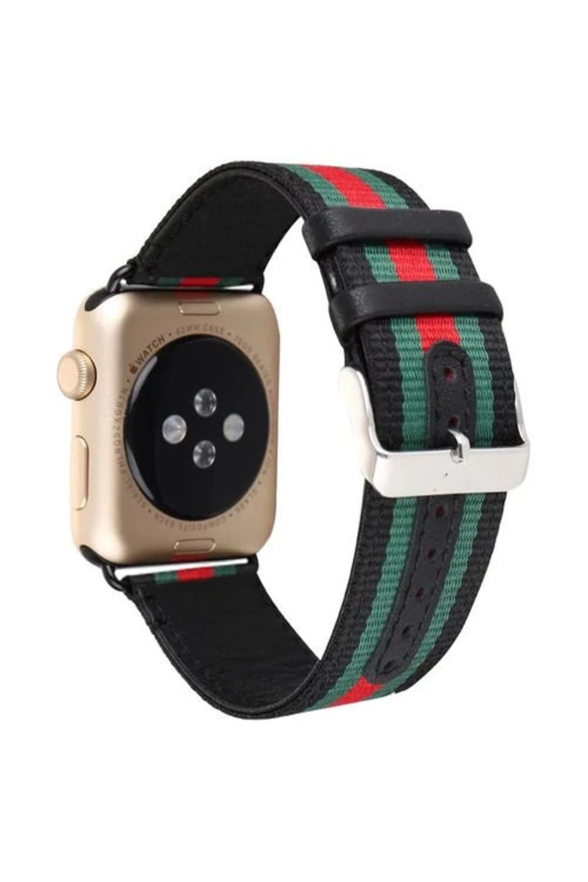 demila Ally Apple Watch 7-8 45mm 6-5-4 44mm Kayış Kordon Canvas Dokuma 3 Renk 3-2-1 42mm- - MLA2832-8809