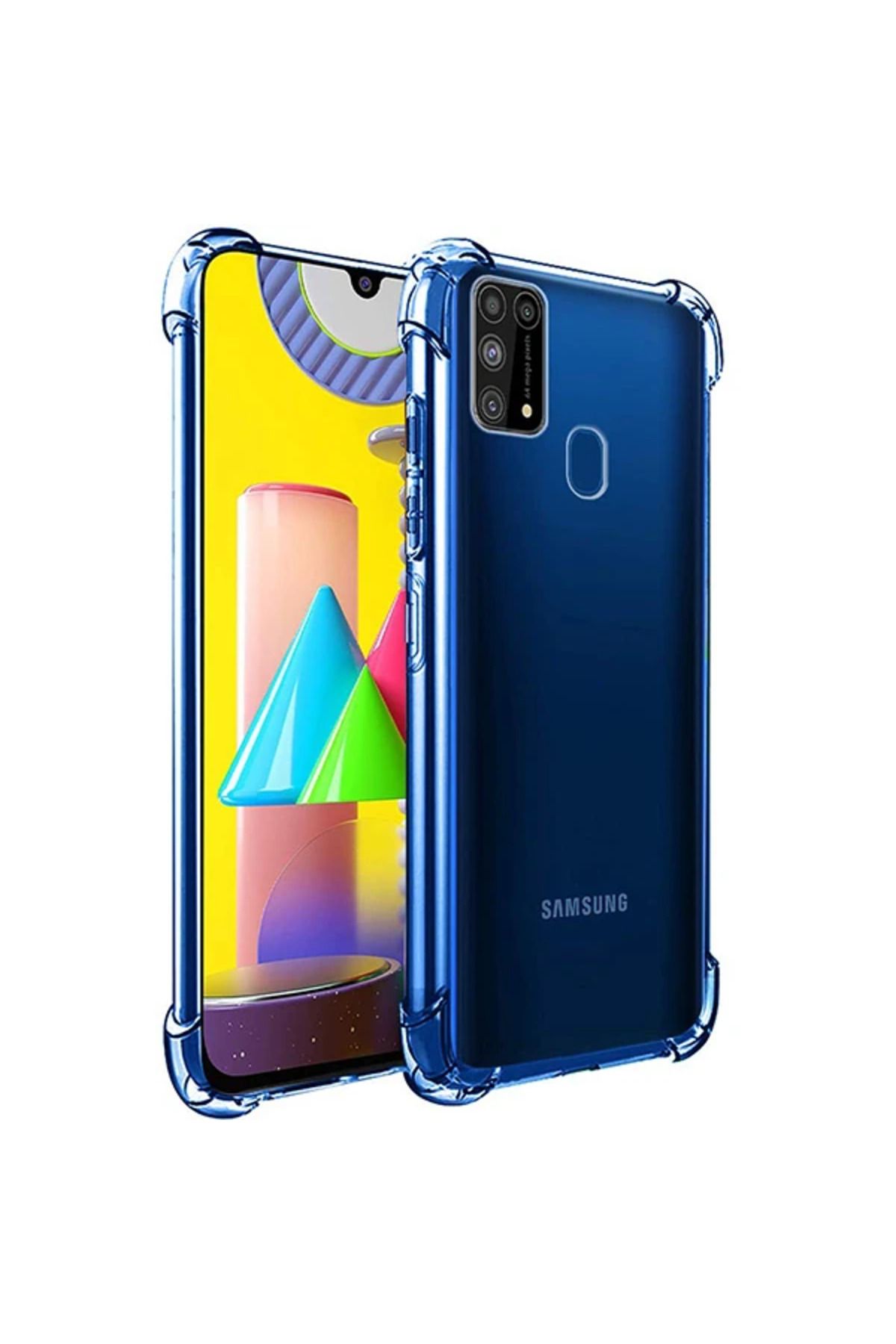 demila ALLY SM Galaxy M31S Anti-Drop Silikon Kılıf Shockproof kılıf-(5775) - MLA9454-2068