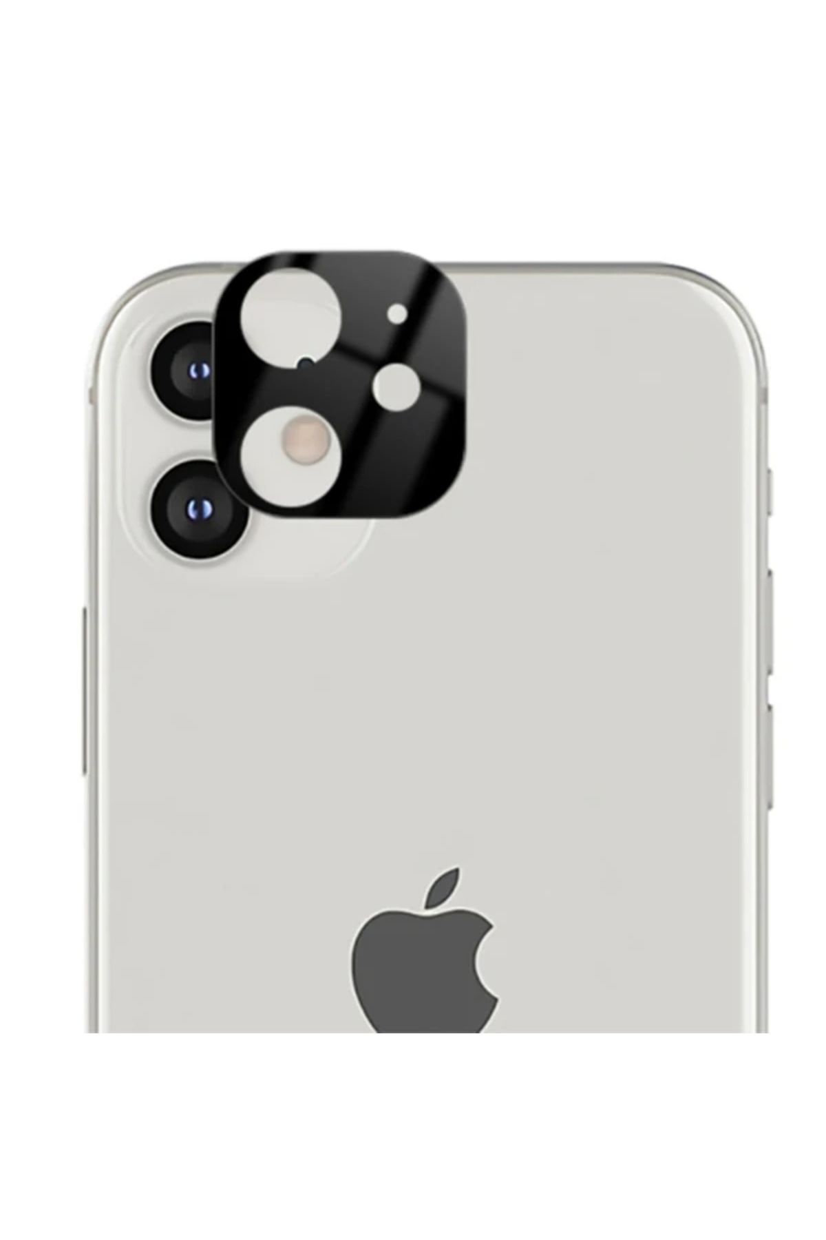 ONE İPhone 12 6.1 3D full Kaplama Tempered Cam Kamera Koruyucu-(5775) - CDY8888-3616