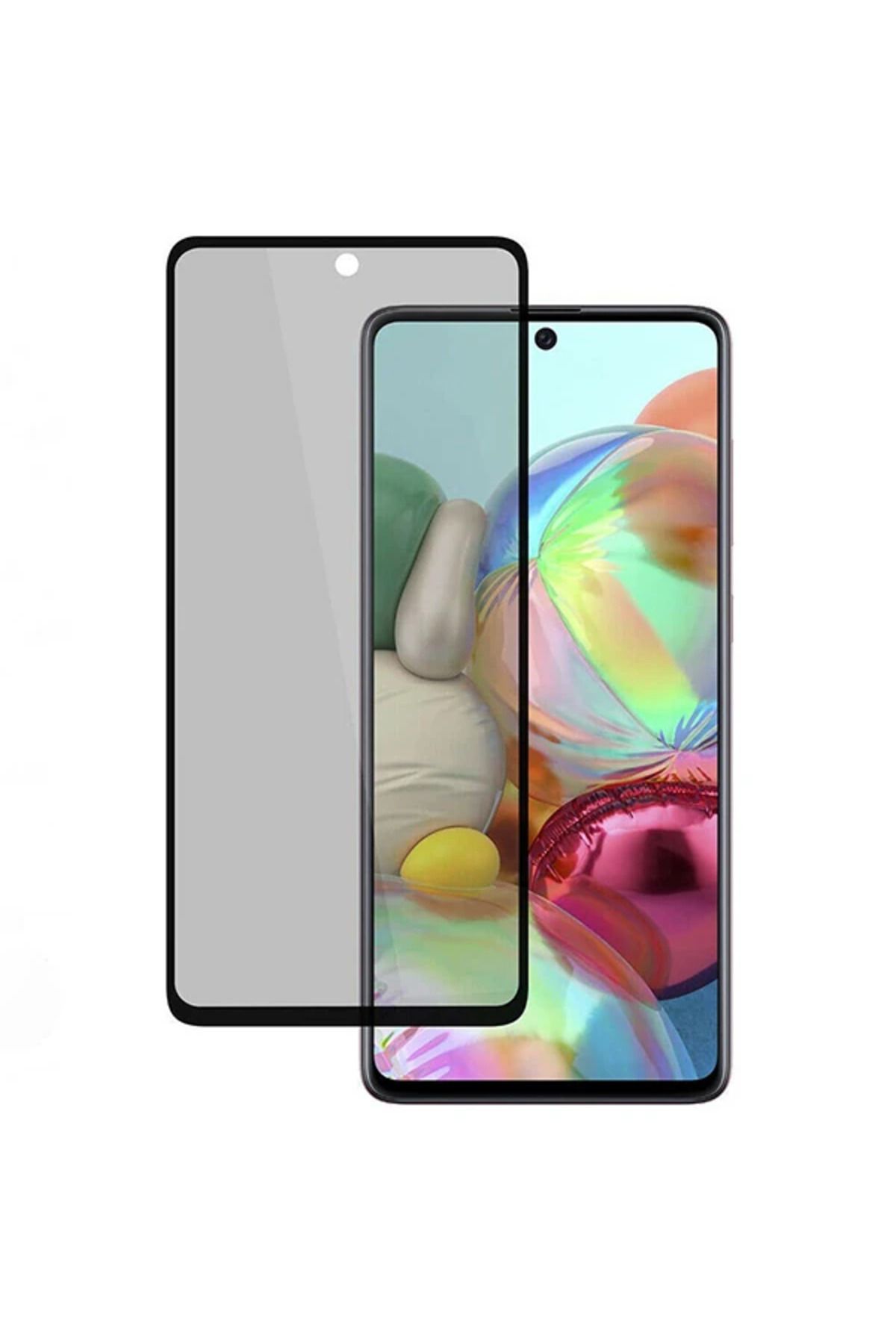 Marsilyan SM Galaxy Note 10 Lite 3D Full Privacy Gizlilik Tempered Cam Ekran Koruyucu-(5775) - MCT8666-6567