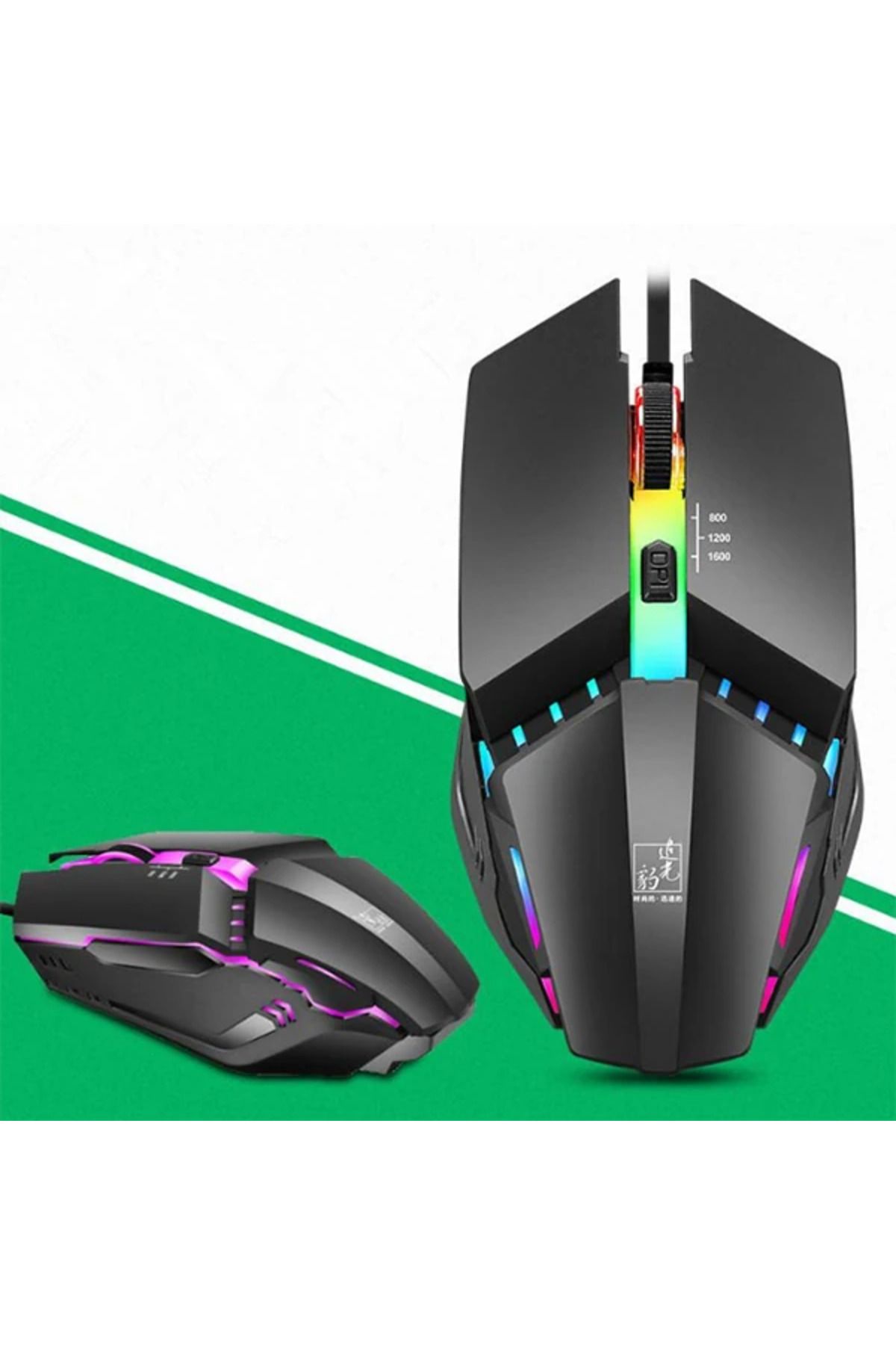 Marsilyan ALLY K3 Işıklı Kablolu Oyuncu- Gaming Mouse-(5775) - MCT8537-3158