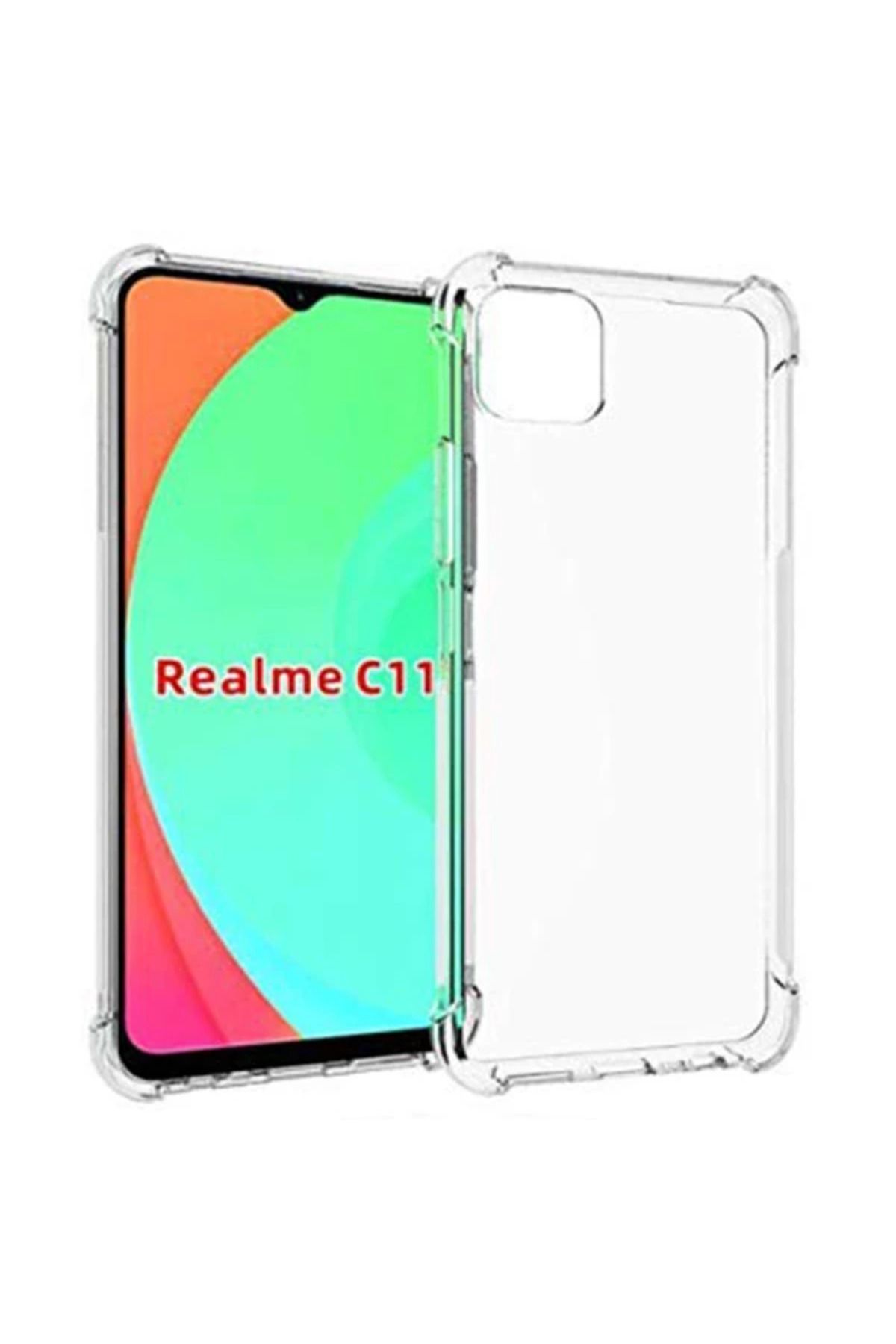 demila Oppo Realme C11 Anti-Drop Silikon Kılıf Shockproof Kılıf-(5775) - MLA5443-4613