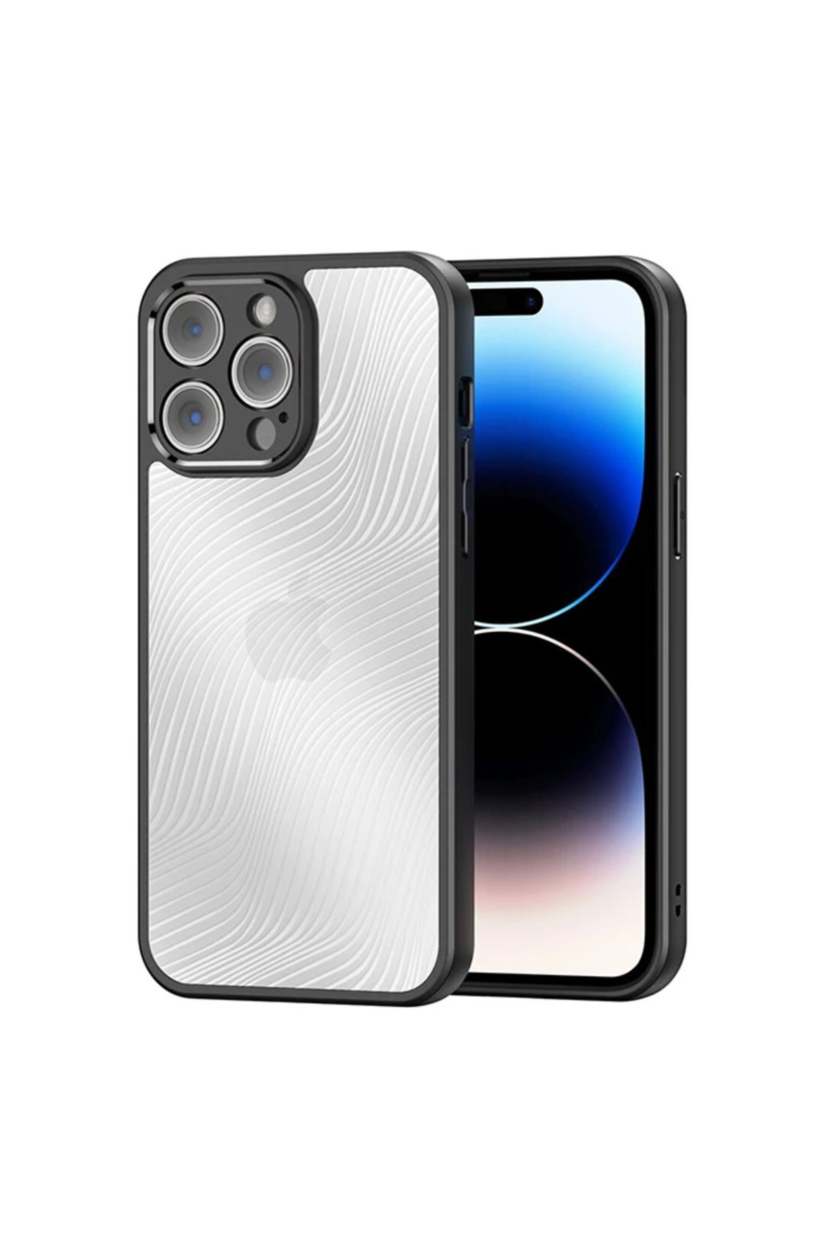 demila Dux Ducis iPhone 14 Pro Max Aimo Series Premium Buzlu Sert PC-TPU Kılıf-(5775) - MLA4481-5576