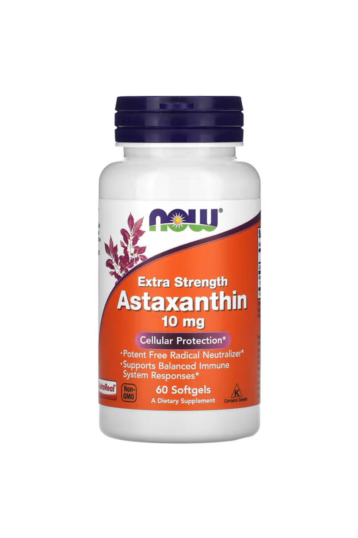 Now Foods , Astaxanthin, Extra Strength, 10 mg, 60 Softgels