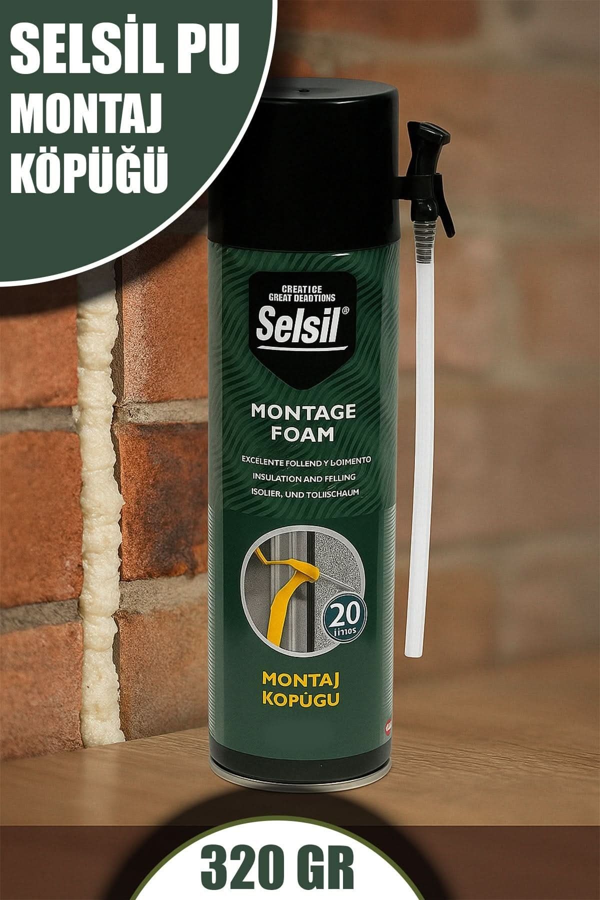 Selsil 🧱SELSİL PU MONTAJ KÖPÜĞÜ