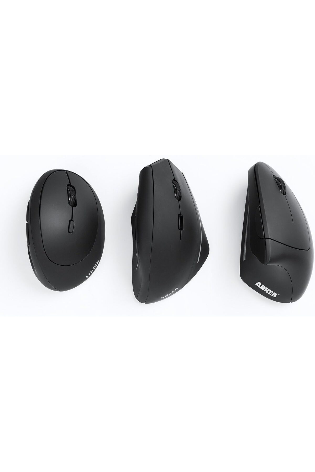 Anker-Ergonomic Optical Vertical Mouse with USB Cable, Comfortable and Easy to Use 5
