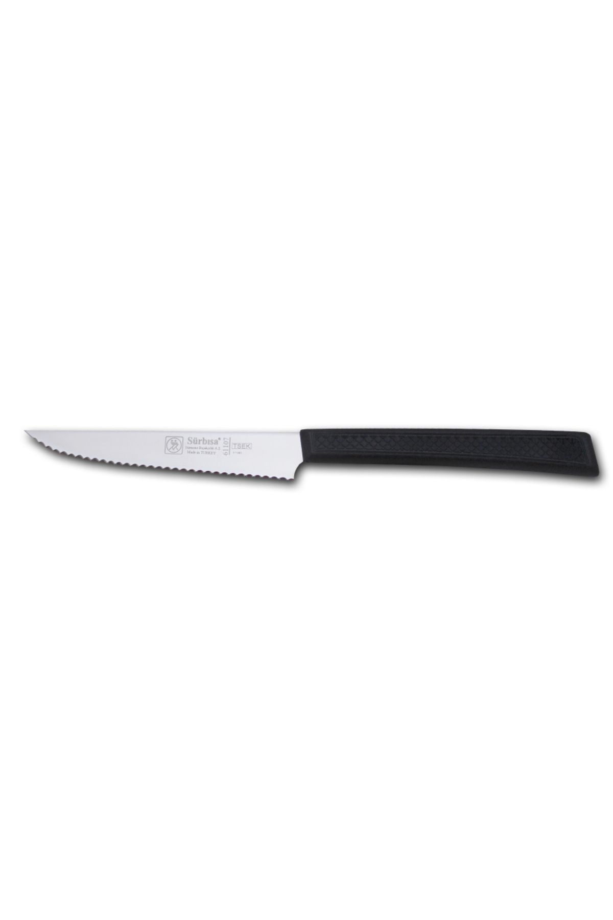 BD DİGİTAL 61107 - Sürmene Lazerli Tırtıklı Biftek / Steak Bıçağı 12 cm