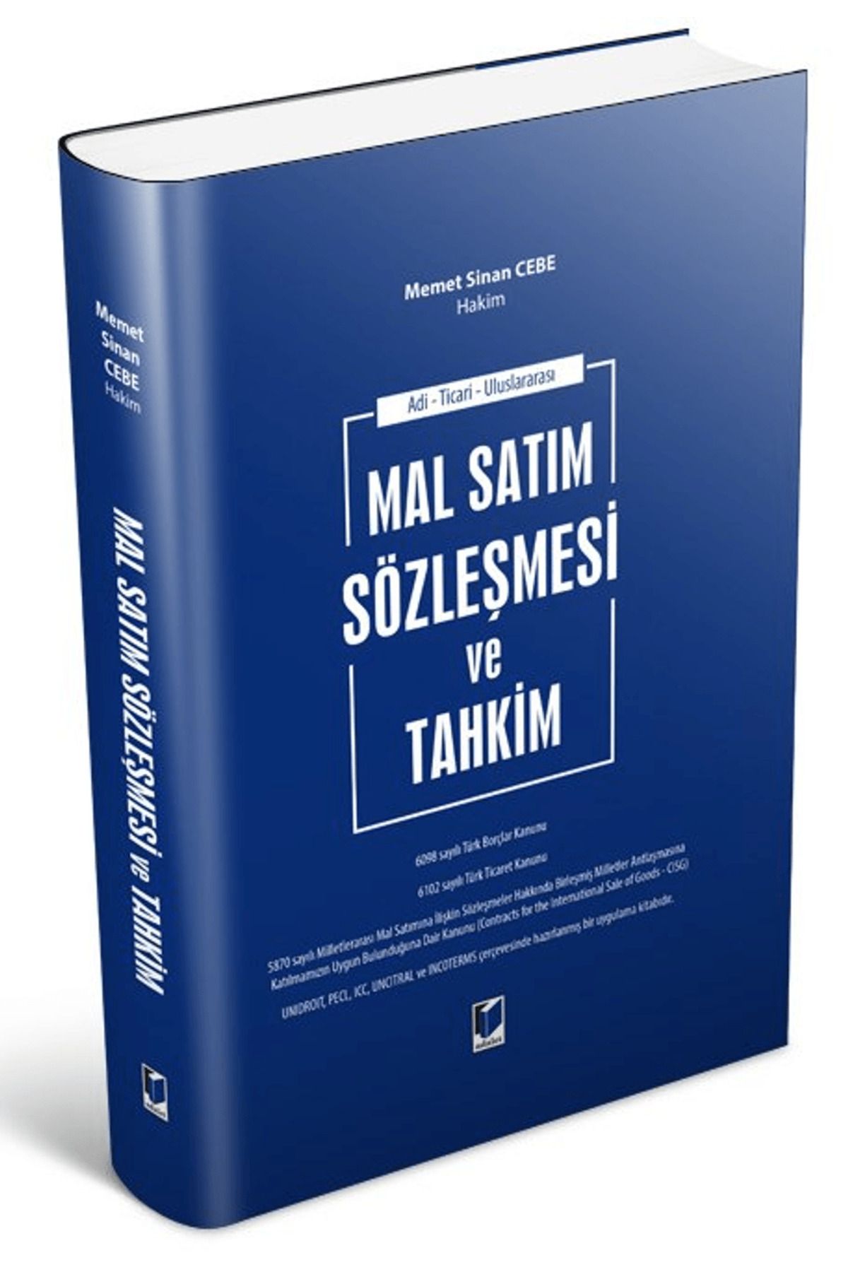 Adalet Yayınevi Mal Satım Sözleşmesi ve Tahkim