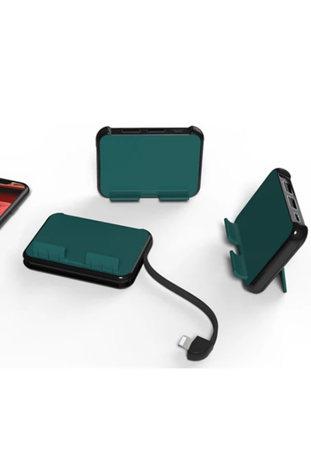 Marsilyan Ally C05 Çok fonksiyonlu İPhone OTG Adaptör Çoklayıcı&Stand-(5775) - MCT9269-6300