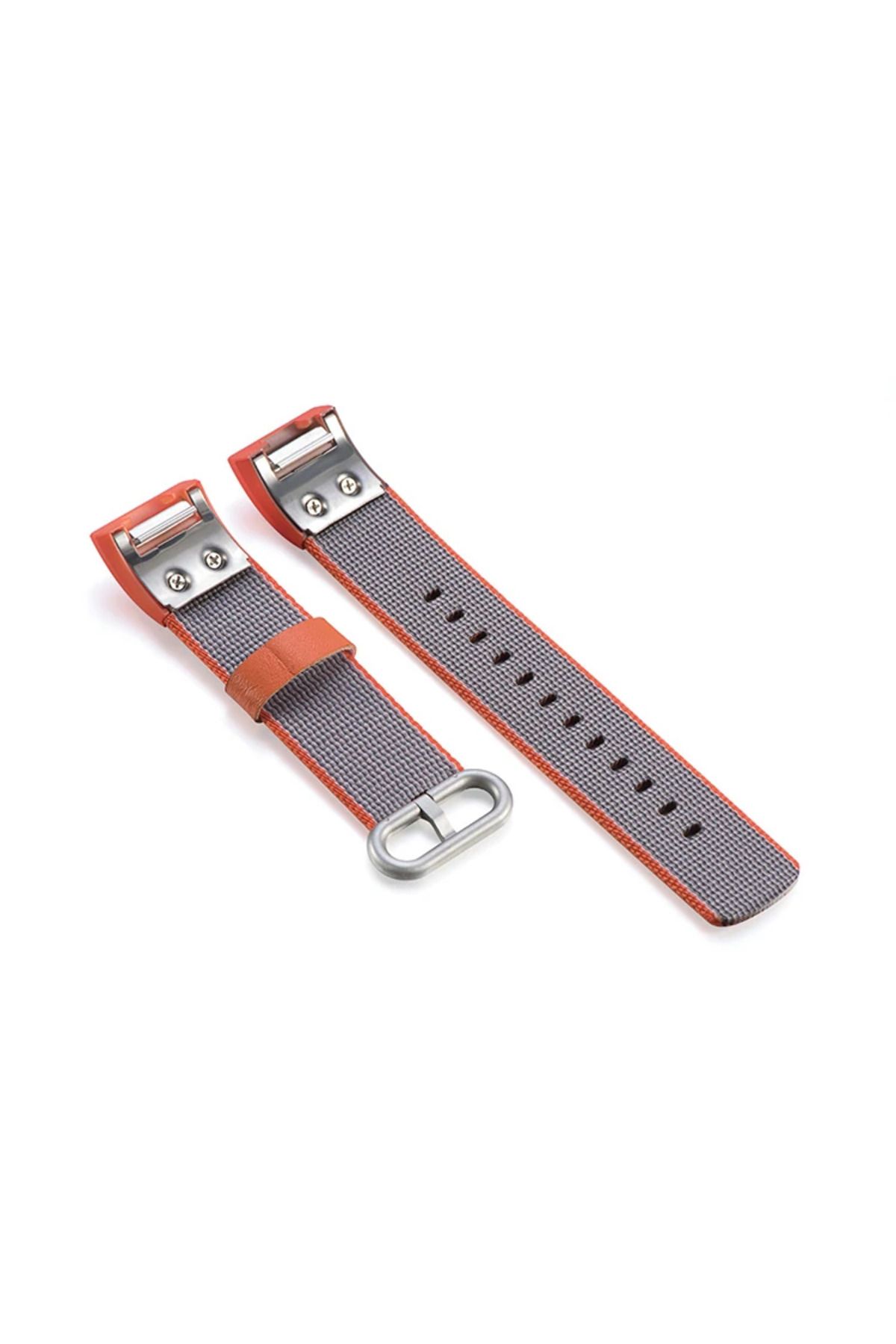 ONE Fitbit Charge 2 Akıllı Saat Çift Renk Noylon Kordon Kayış-(5775) - CDY7051-6789