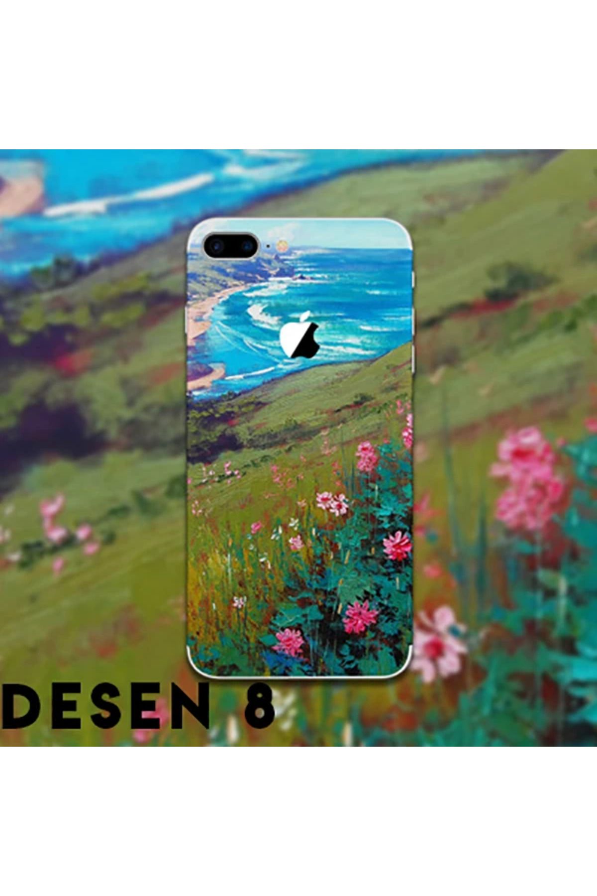 ONE İPhone 8 Plus Tayvan Kalite Creativ Desenli Telefon Kaplaması Sticker-(5775) - CDY5816-7733