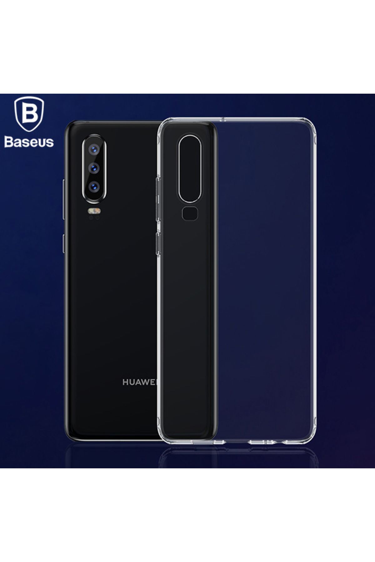 Draco Huawei P30 Simple Ultra İnce Kamera Korumalı Silikon Kılıf-(5775) - DRCO1243-1708