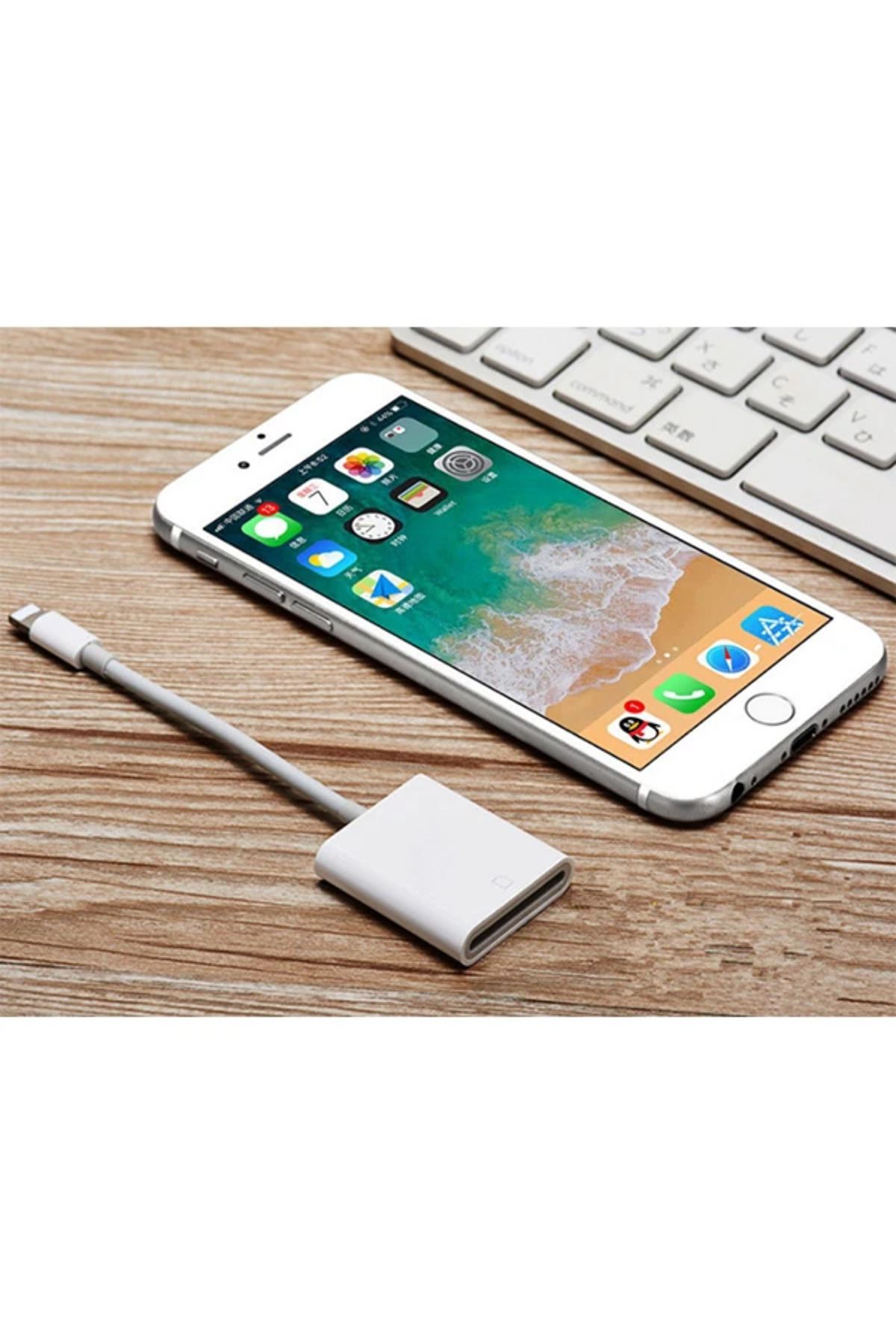 Marsilyan İPhone/İPad Lightning To SD Kart Hafıza Kart Adaptörü NK105-(5775) - MCT7347-9066
