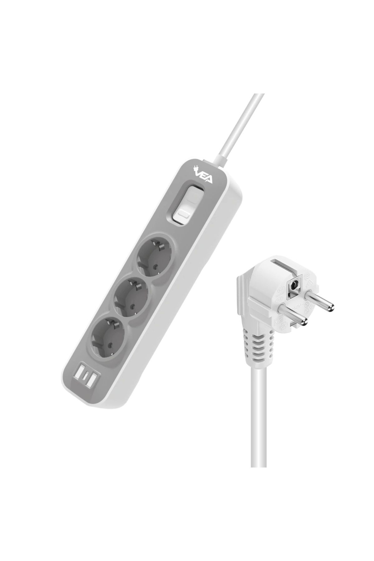 shopwave VE-NOVA103 A CLASS 3LÜ ANAHTARLI 1.5 METRE AKIM KORUMALI GRUP PRİZ (MADE IN MALAYSIA) (5047)