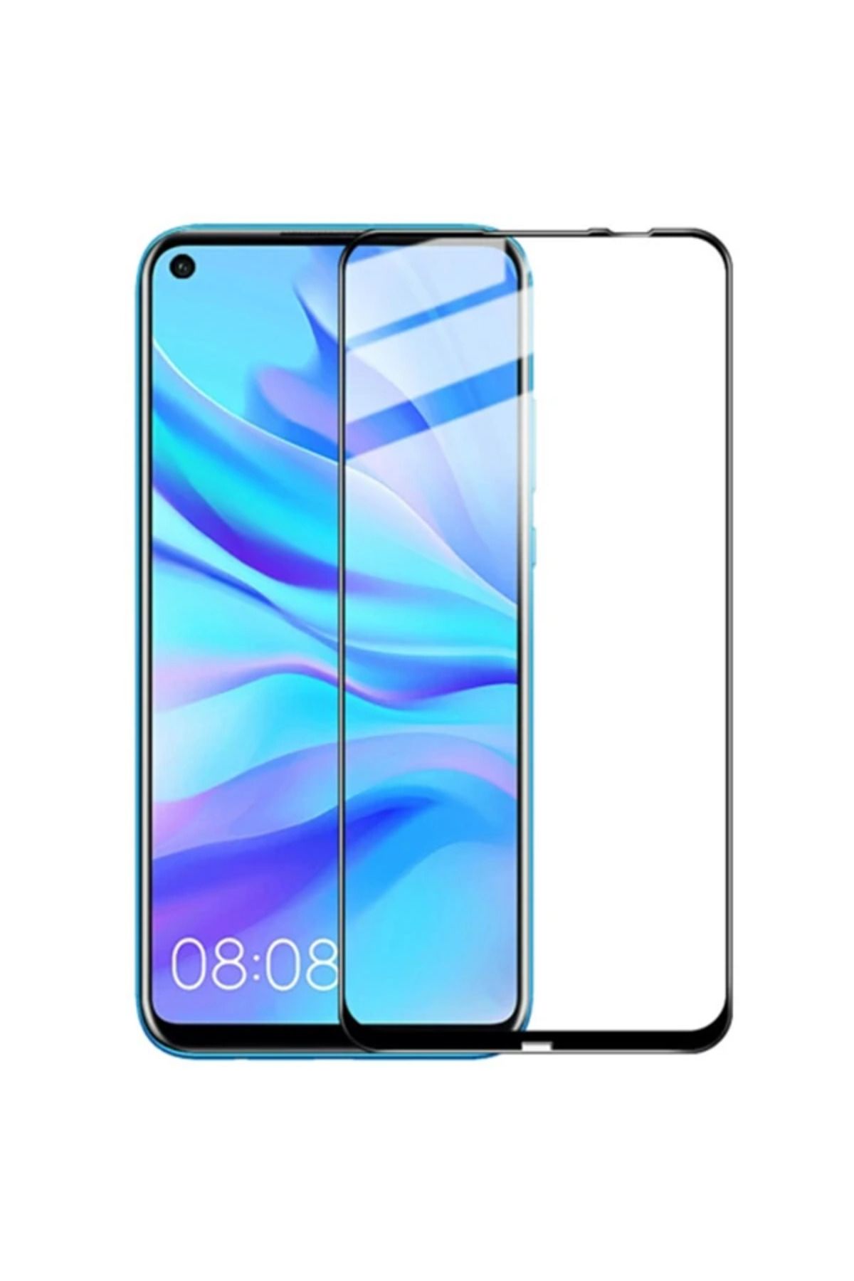 ONE Huawei P20 Lite 2019 / Nova 5i 3D Full Kırılmaz Cam Ekran Koruyucu-(5775) - CDY1725-8071