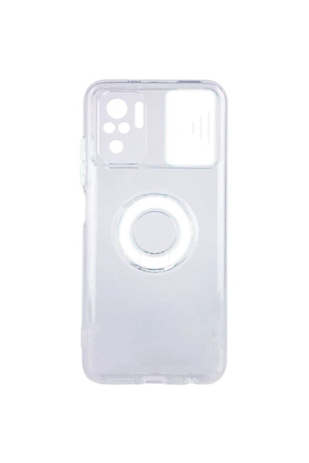 Marsilyan Ally Xiaomi Redmi Note 10 - 10s Kılıf Sürgülü Kamera Lens Korumalı Yüzük Sta - MCT4470-8046