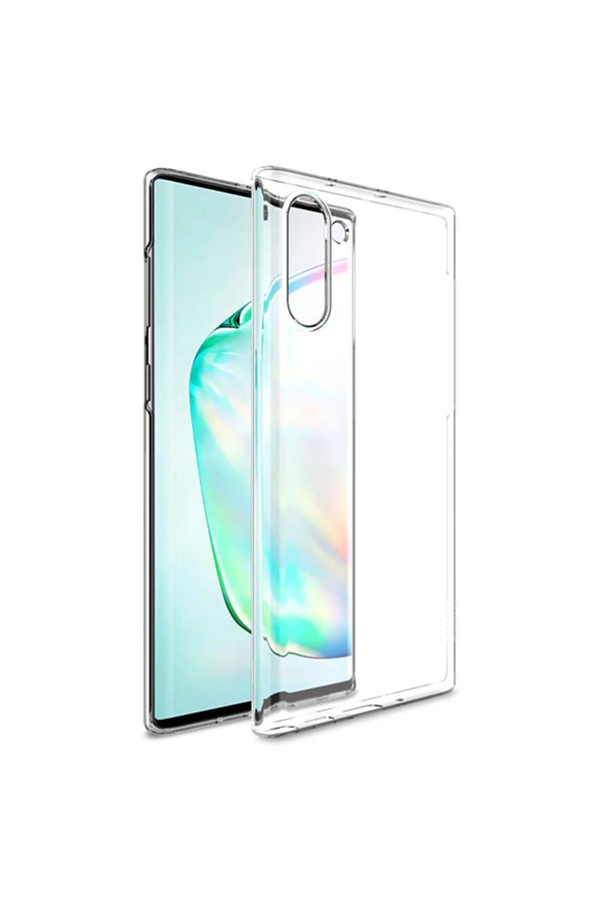 ONE Ally Samsung Galaxy Note 10 Ultra Slim Fit Şeffaf Silikon Kılıf-(5775) - CDY6898-7363