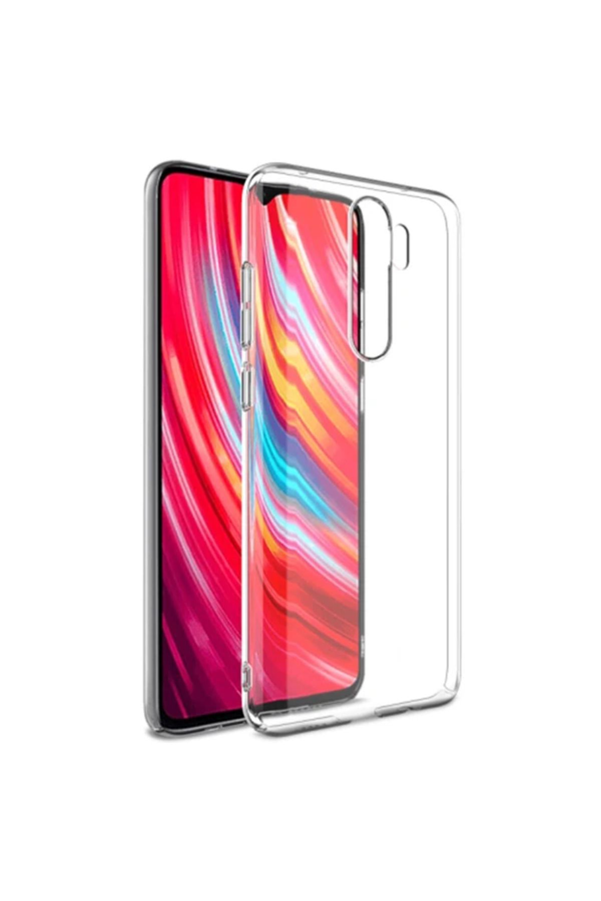 demila Xiaomi Redmi Note 8 Pro Kamera Korumalı Fit Şeffaf Silikon Kılıf-(5775) - MLA8703-2612