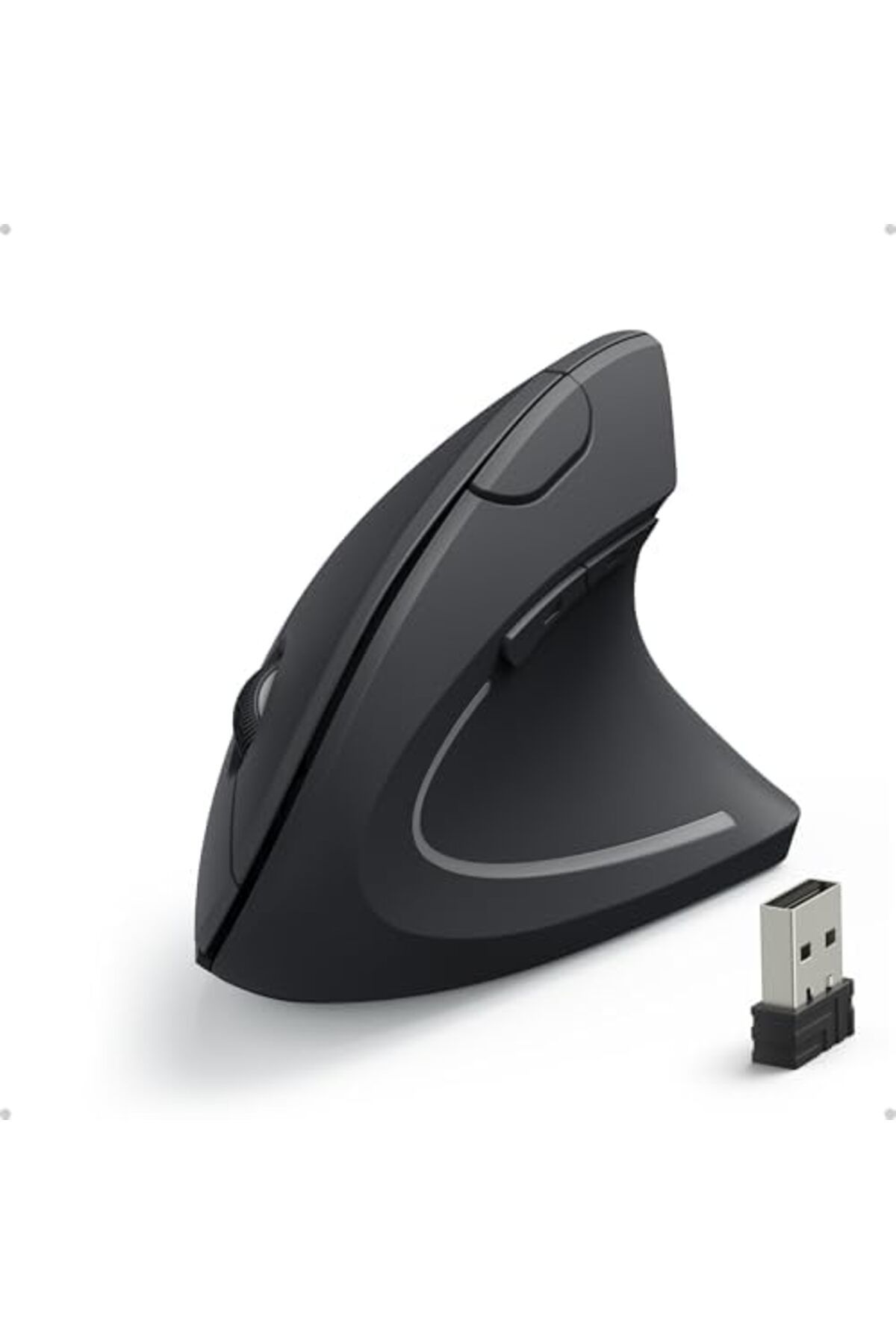 Anker-Wireless Vertical Mouse for Computers, Black 2