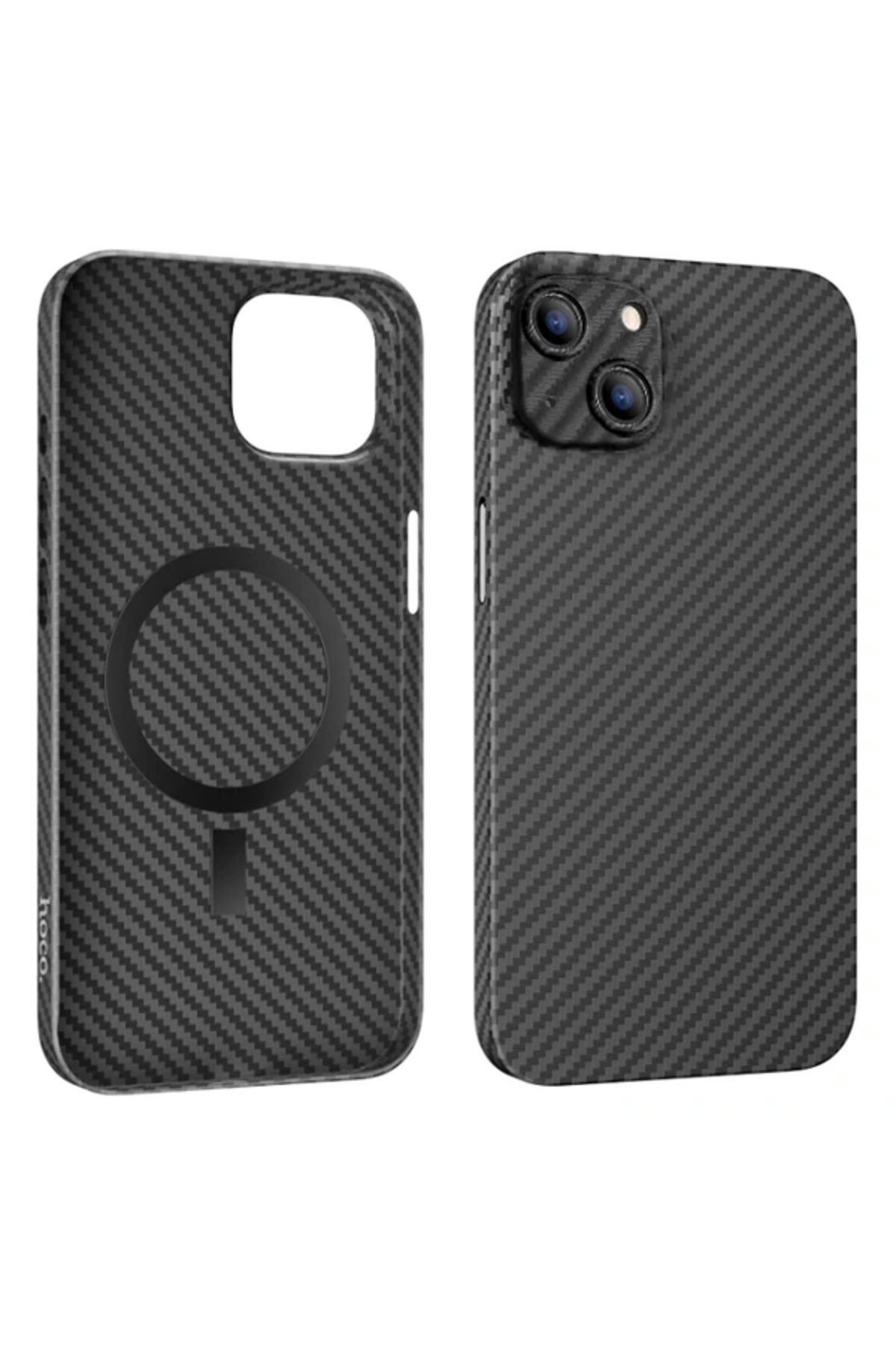 demila Hoco iPhone 14 6.1 Kılıf Manyetik Magsafeli Kamera Korumalı Telefon Kılıfı-(57 - MLA9388-2047