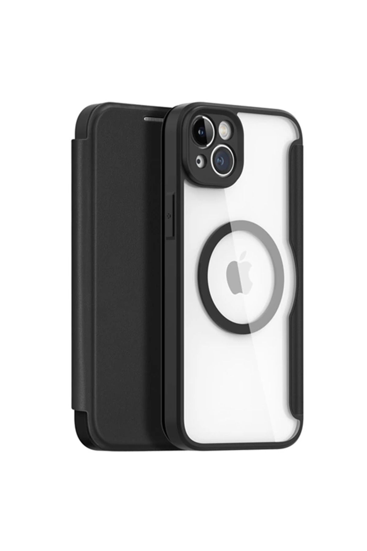 LaCend Dux Ducis iPhone 14 6.1 Kılıf Skin X Pro Series MagSafe Kapaklı Kılıf Folio Cas - LC9600-1550