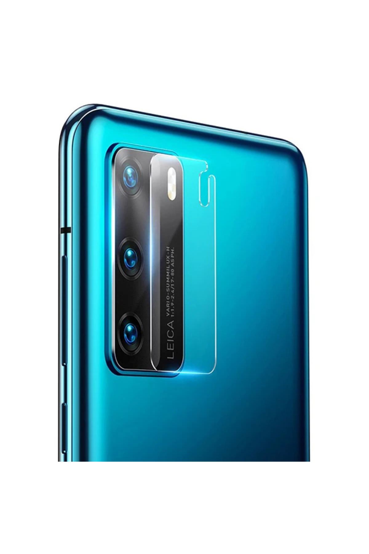Marsilyan Huawei P40 Kamera Koruyucu Kırılmaz Cam 2adet set-(5775) - MCT6369-9484