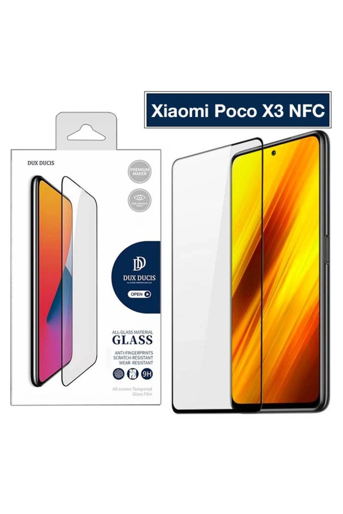 Marsilyan Dux Ducis Full Kaplama Xiaomi POCO X3 NFC Pro Cam Ekran Koruyucu-(5775) - MCT6609-6967