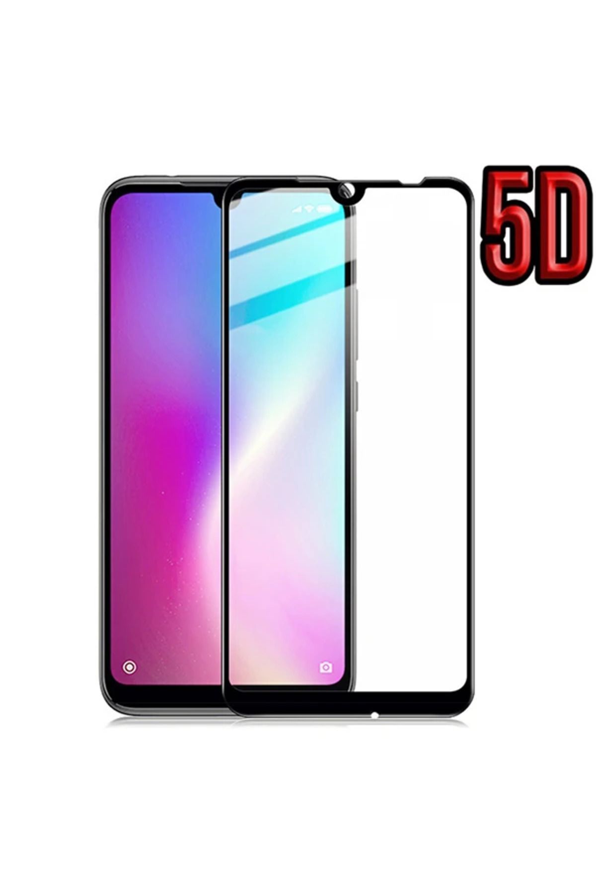 LaCend Xiaomi Redmi 7/y3 5d Full Tempered Kırılmaz Cam Ekran Koruyucu-(5775) - LC7130-1044