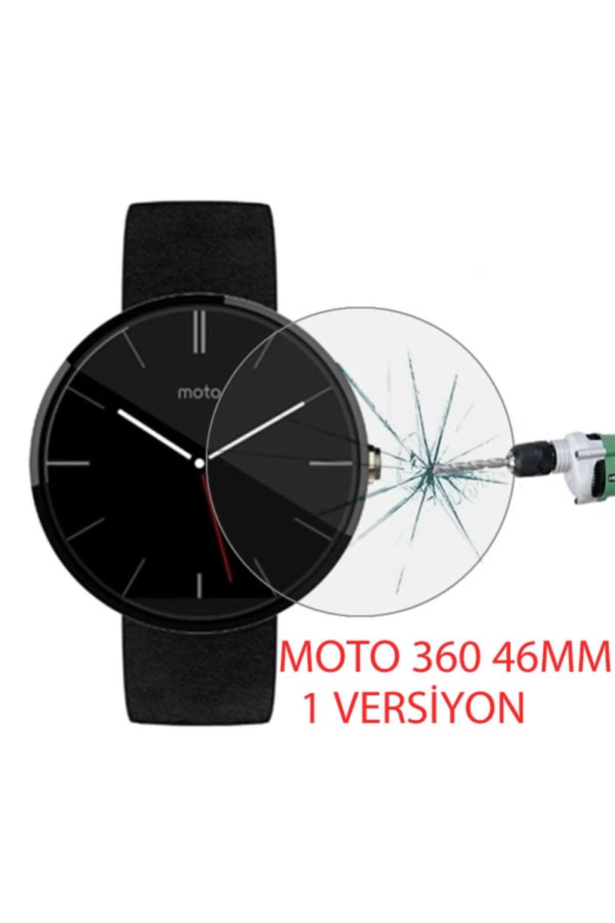 mudikonsept Motorola Moto 360 46mm 1versiyon Kırılmaz Cam Ekran Koruyucu Uyumlu -(5775) - MDE2446-3065