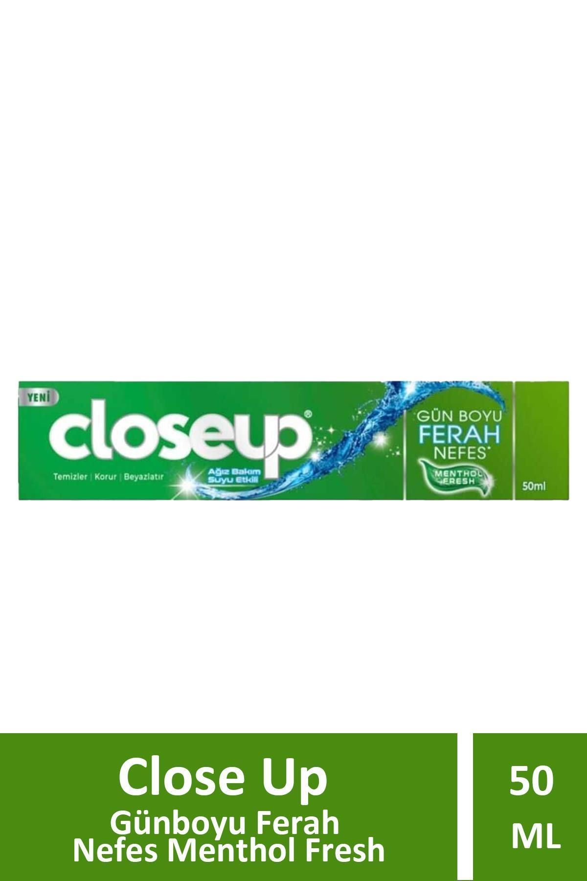 Seddar Collection Close Up Günboyu Ferah Nefes Menthol Fresh 50 ml