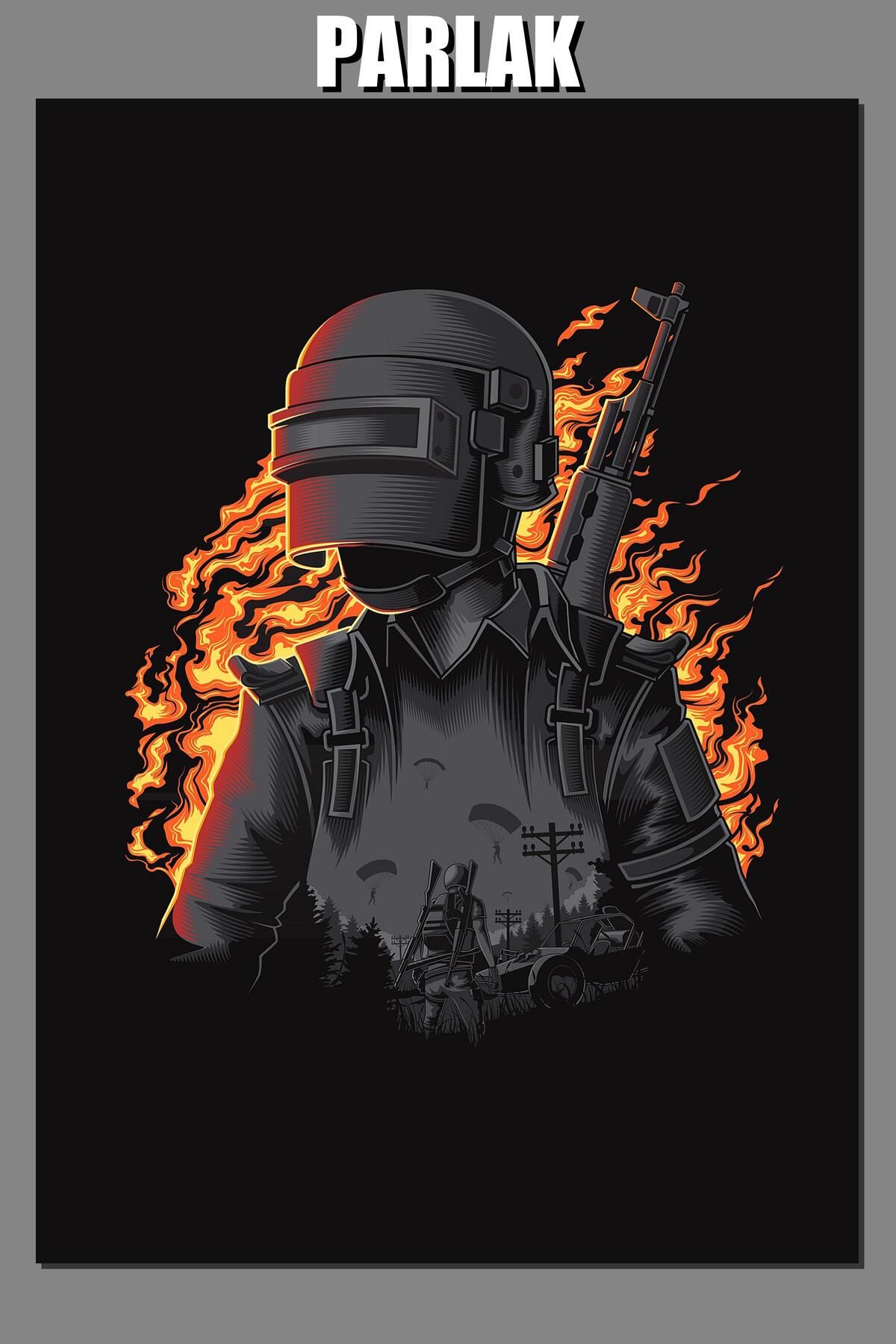 CALLWOOD PUBG Sanatsal Oyun Posteri-Duvar Kağıdı Yüksek Kaliteli Baskı