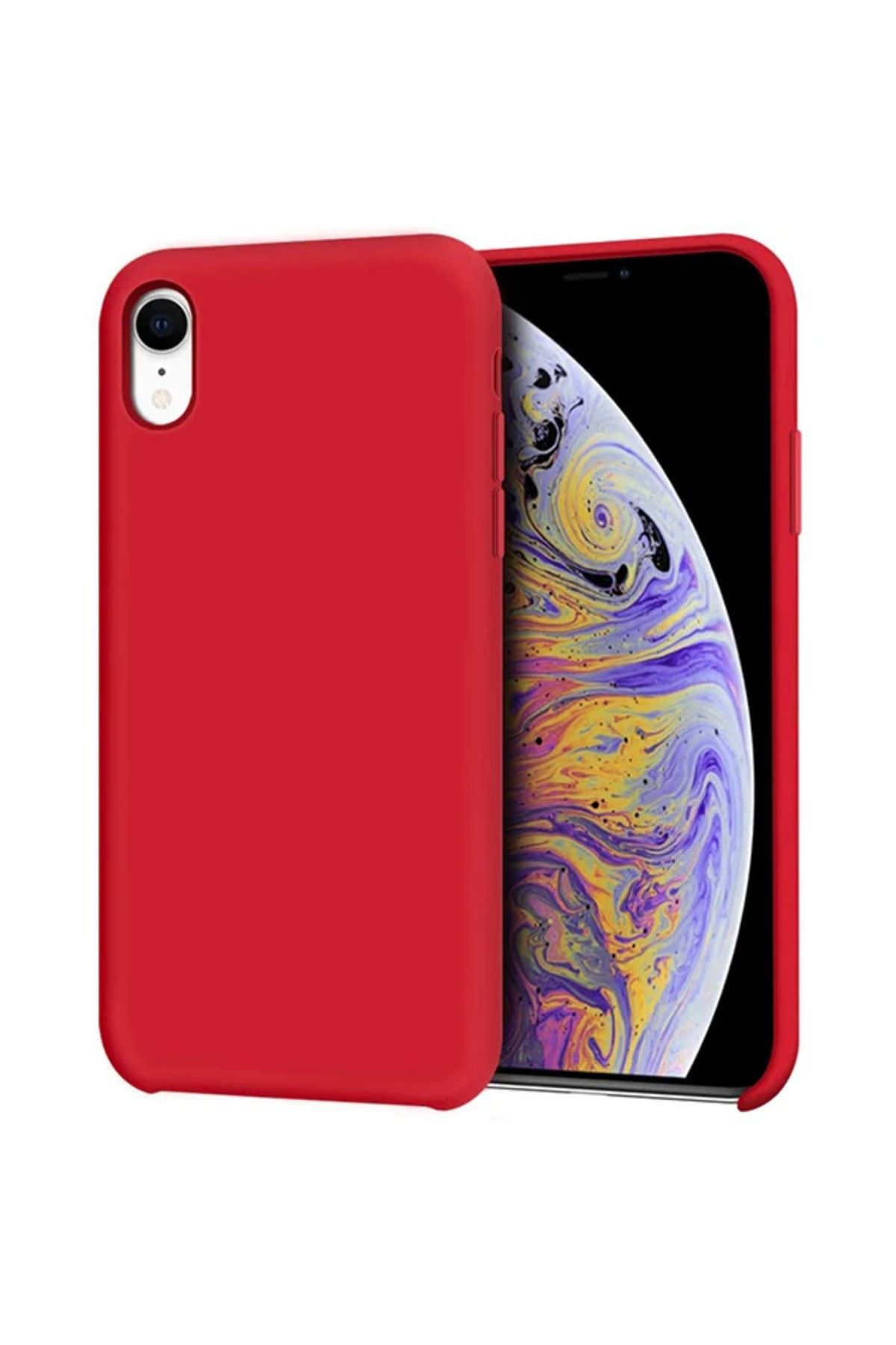 demila iPhone XR 6.1inch Lansman Kılıf İçi Kadife Soft Silikon Kılıf-(5775) - MLA5033-2382