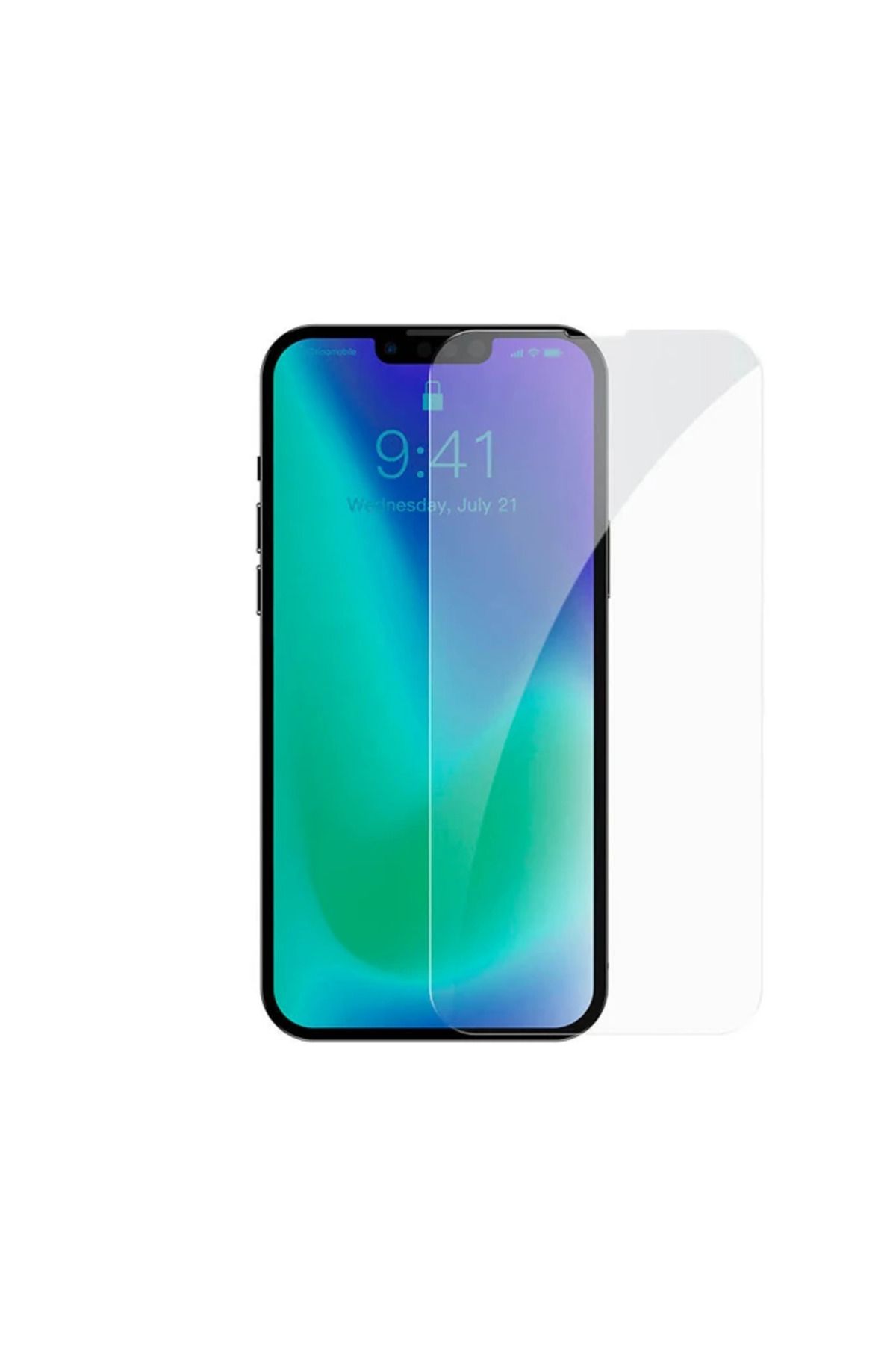 Lokal Marketing iPhone 13 Pro Max 0.3mm Tempered Full Cam Ekran Koruyucu 2 Adet Set-(5775) - LKM4285-1716