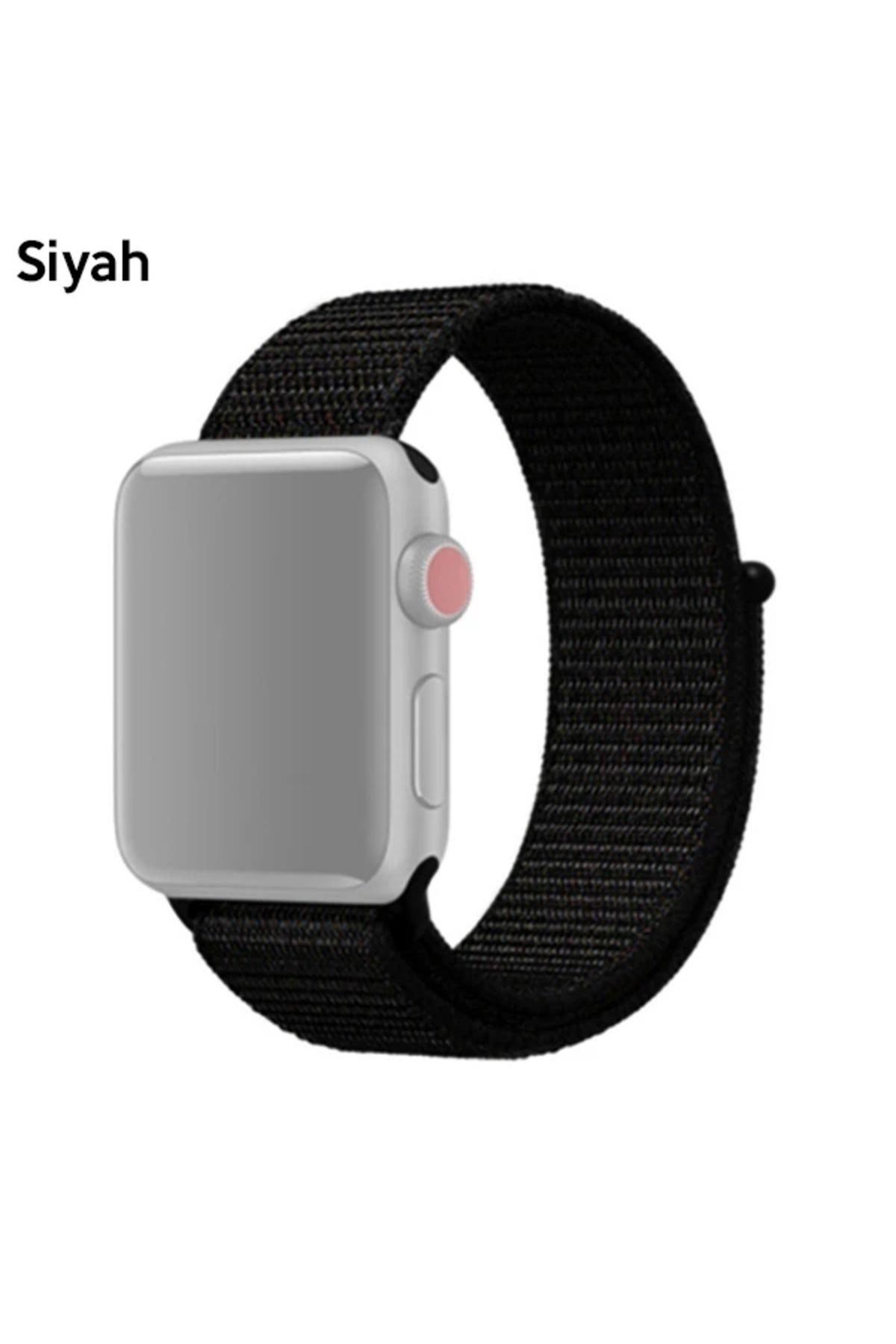 Marsilyan Ally Apple Watch 7-8 45mm 6-5-4 44mm Watch Ultra 49mm Kayış Kordon Spor Loop 3-2-1 - MCT6924-5659