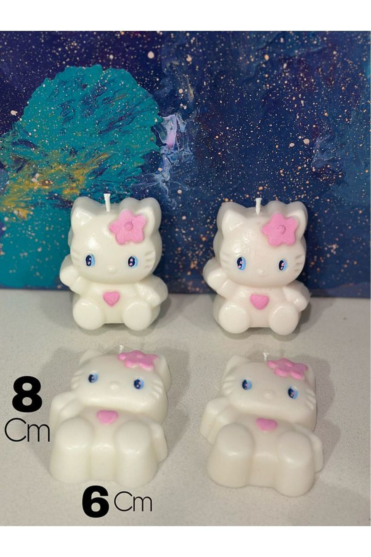 BalibeeCandle Kedili Doğum Günü Hediyelik Mum (1 Adet)