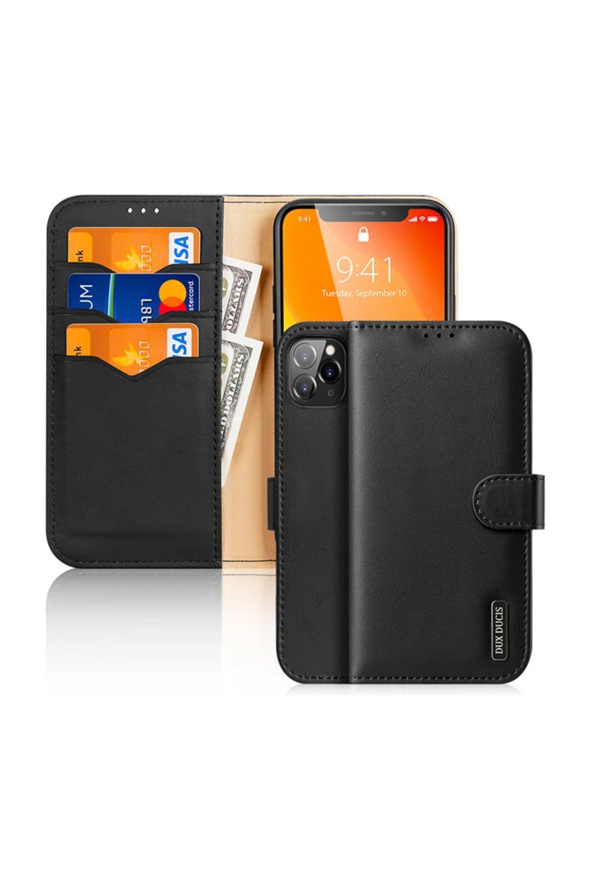 demila Dux Ducis iPhone 11 Pro Max Kılıf Mıknatıslı Cüzdanlı Deri Kılıf Hivo Serie - MLA7998-4284