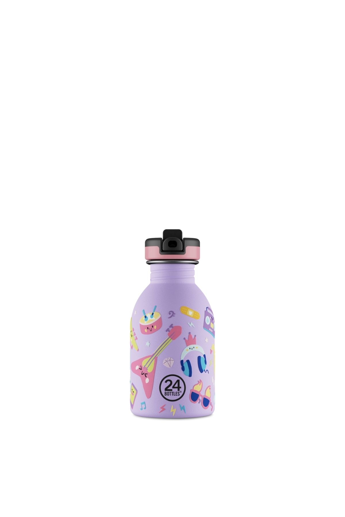 24 Bottles Kids Bottle Music Friends Paslanmaz Çelik Çocuk Su Matarası 250 ml