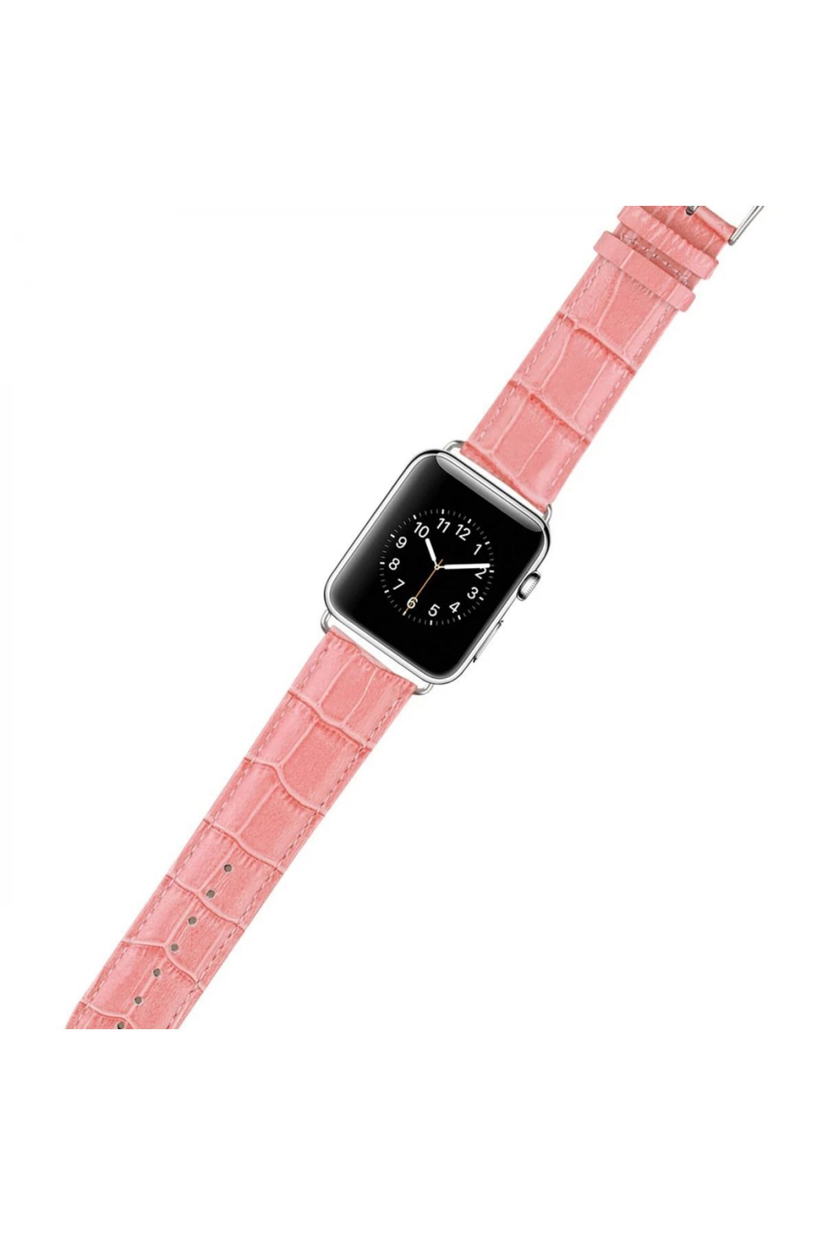 demila Ally Apple Watch 7-8 41mm 6-5-4 40mm Deri Kordon Kayış Crocodile 3-2-1 38mm-(5775) - MLA6011-1313