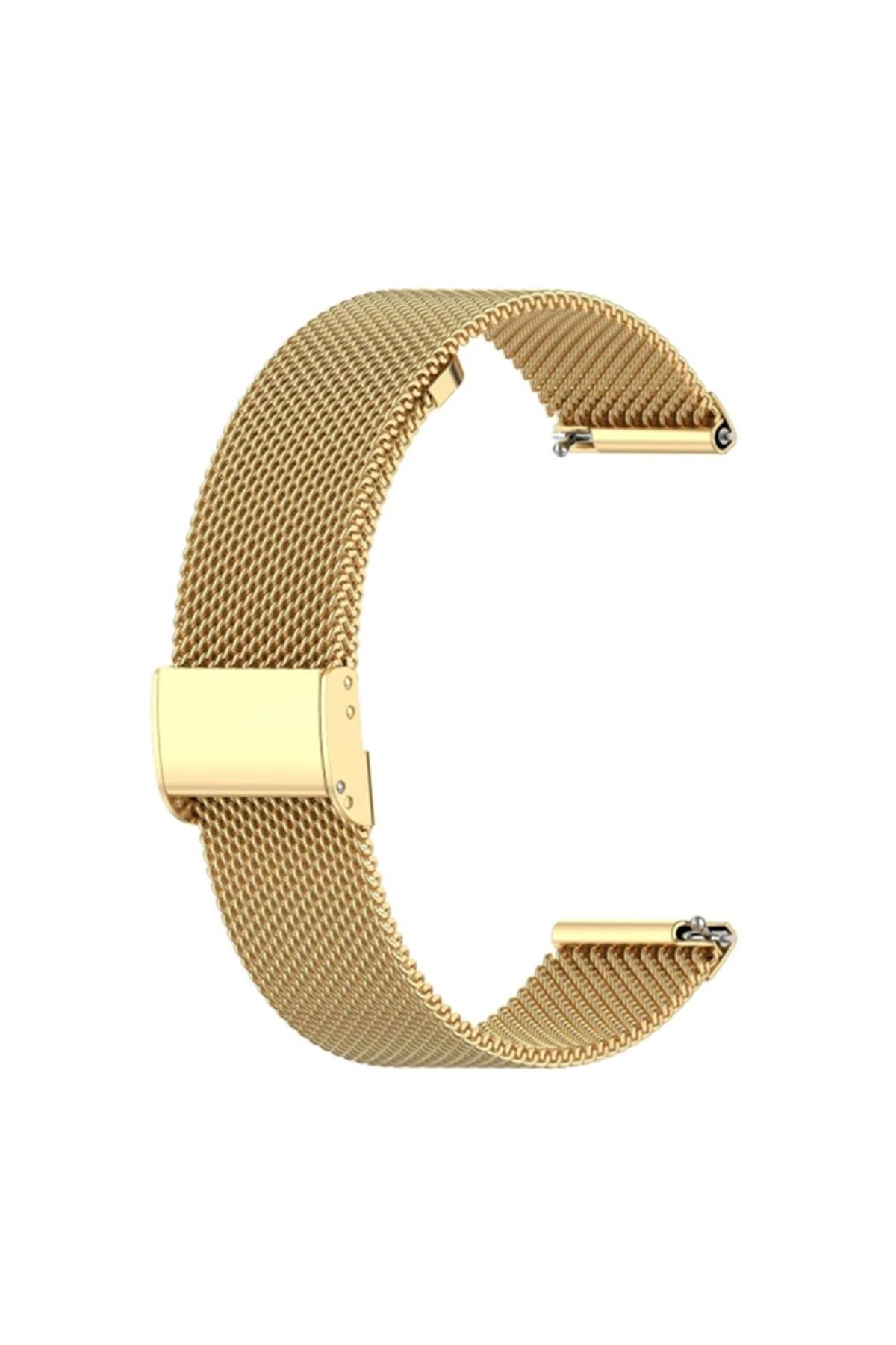 Marsilyan 22MM Gear S3 Watch 4 -GT2 GT2E 46MM Kayış Kordon Milano Metal Klasik Kopça-(5775) - MCT3562-8735