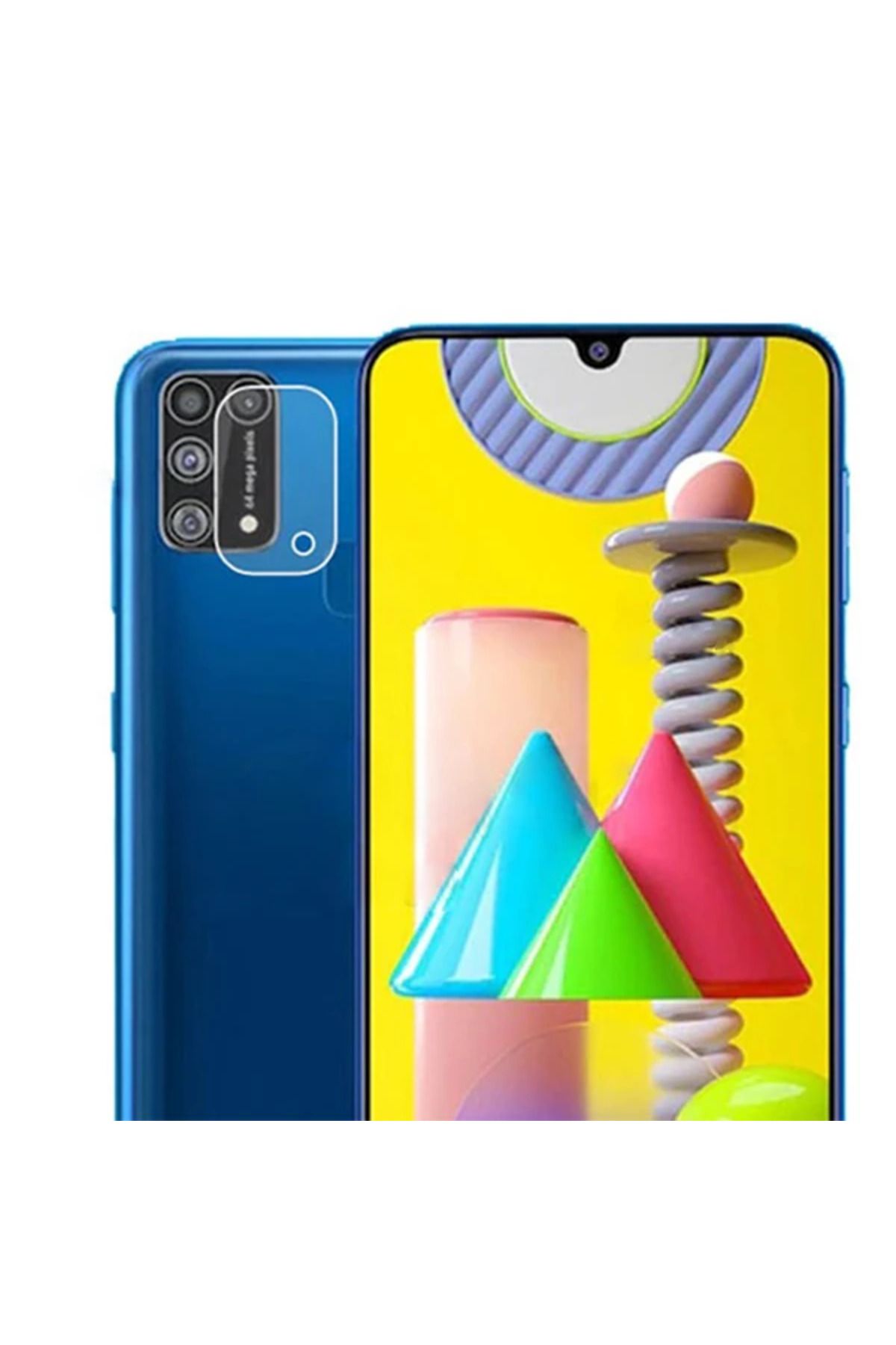Marsilyan Ally Samsung Galaxy M31 Tempered Cam Kamera Koruyucu-(5775) - MCT8580-4465