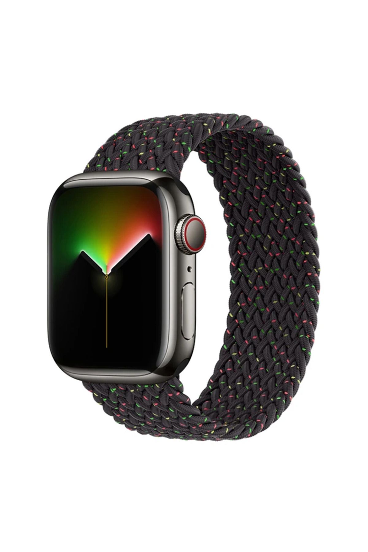 Marsilyan Ally Apple Watch 7-8 41mm 6-5-4 40mm Single loop Plastik Kayış Kordon 3-2-1 38mm-( - MCT2900-7679