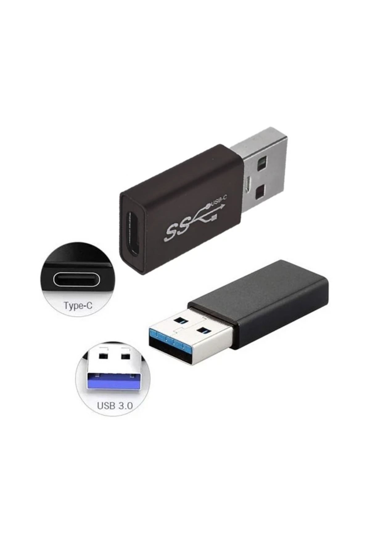 gizmurstore ALLY Dişi Type-C to Usb OTG Çevirici Dönüştürücü Adaptör-(5775) - GMS4623-3113