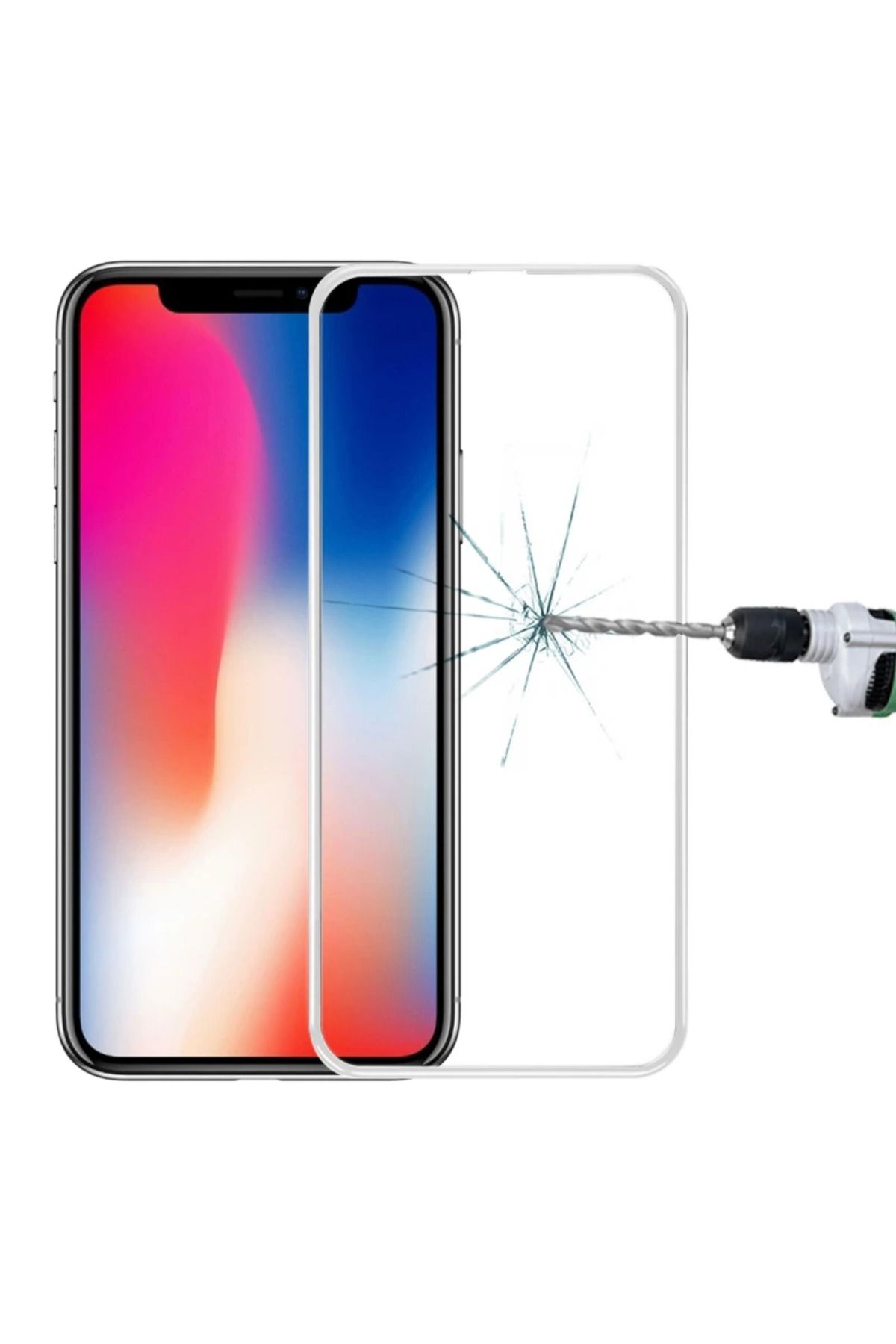demila İPhone 11 Pro/ X/Xs 3d Full Kırılmaz Cam Ekran Koruyucu-(5775) - MLA7448-8918