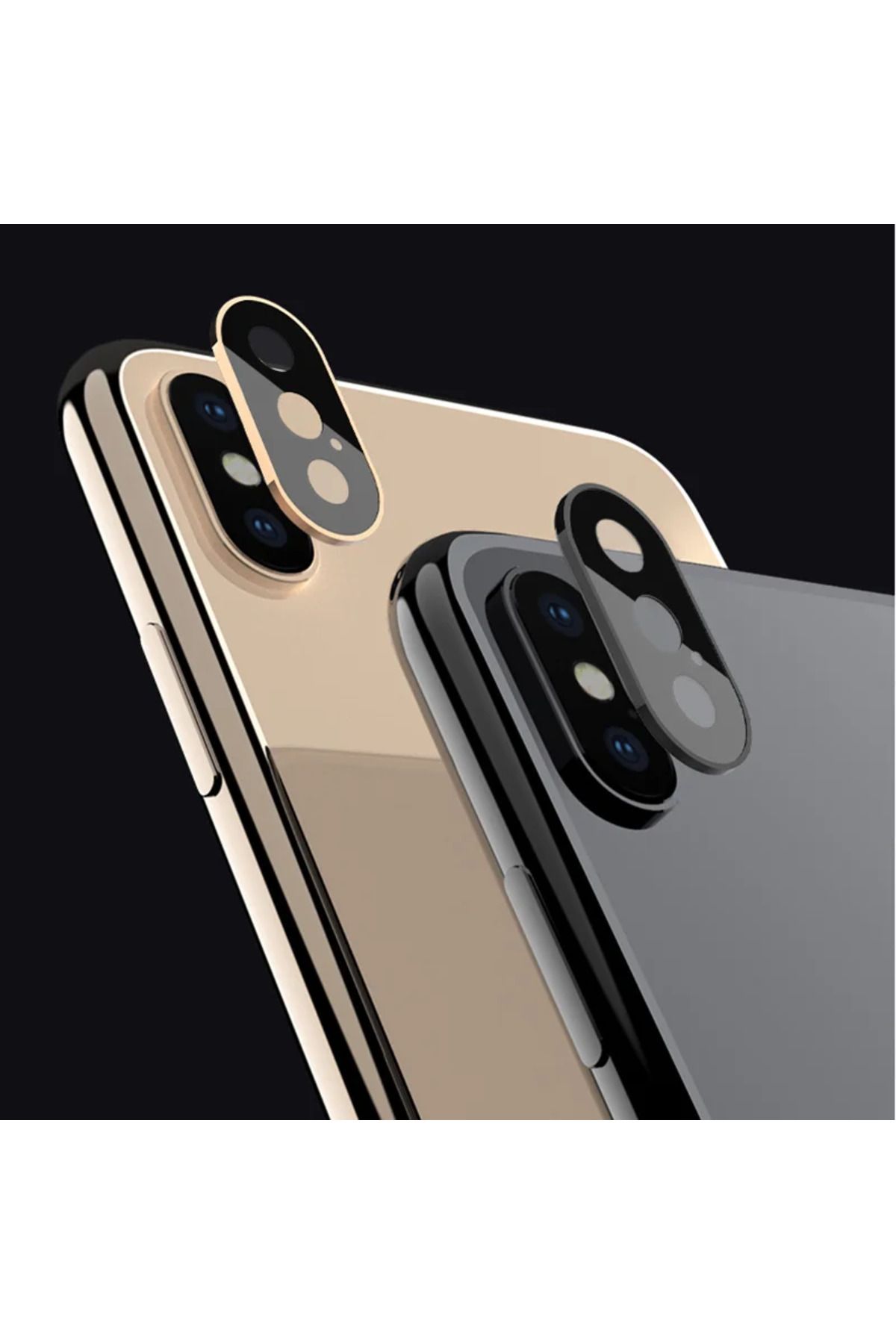 ONE Ally İphone X Xs Xs Max Kamera Koruma Kırılmaz Cam Koruyucu-(5775) - CDY4676-7879
