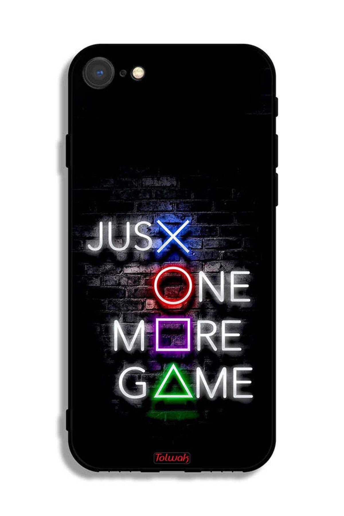Tolwak-Apple iPhone SE (2022) Protective Case Just One More Game 2