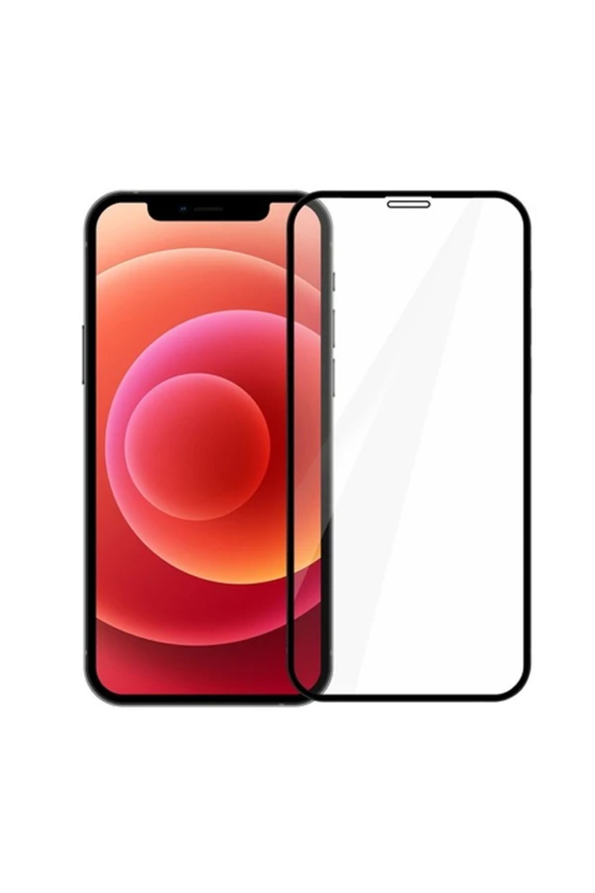 Marsilyan BEST iPhone 12 / 12 Pro 6.1 9H 3D Tempered Full Cam Ekran Koruyucu-(5775) - MCT8938-4782