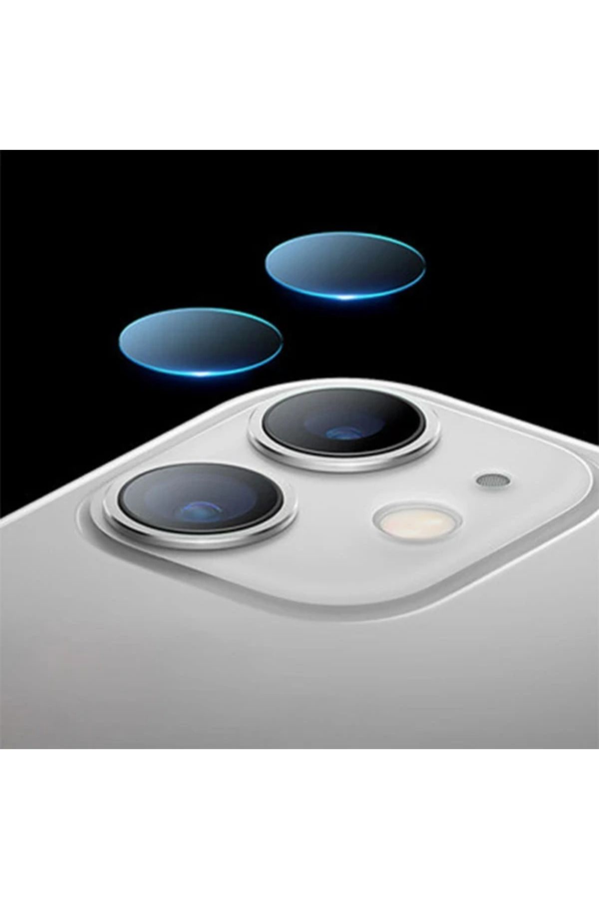Marsilyan iPhone 11 Yüksek Çözünürlüklü Kamera Lens Koruma Camı-(5775) - MCT8641-9386