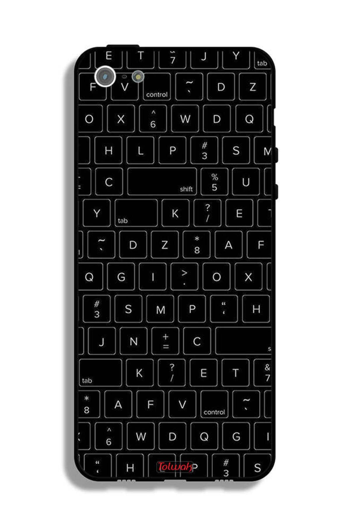 Tolwak-Apple iPhone 5/5s/SE Protective Case Random Keyboard Keys Pattern 2