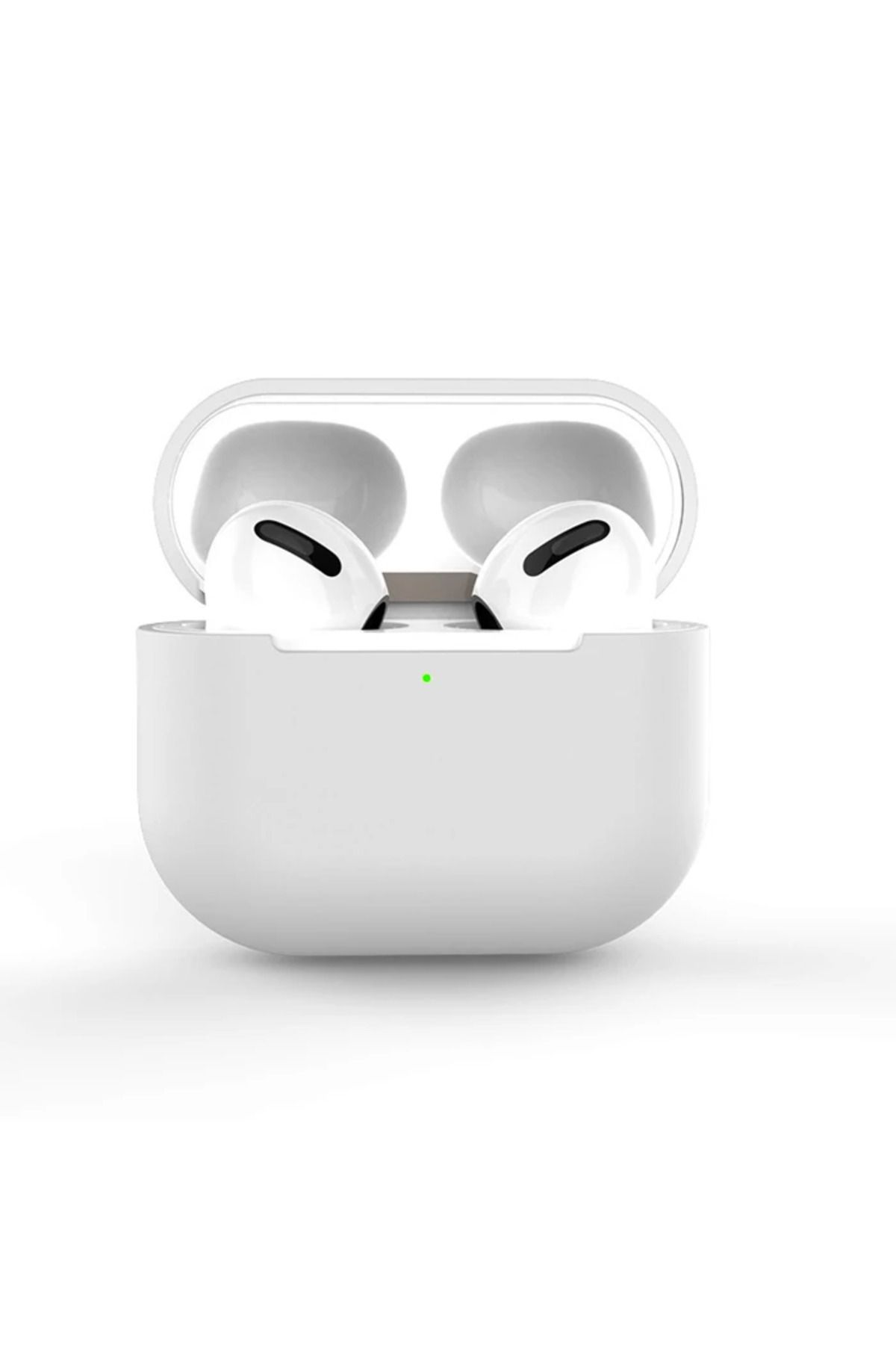 Marsilyan Ally Apple 3 için Ultra İnce Koruma Silikon Kulaklık Kılıfı-(5775) - MCT2707-3464